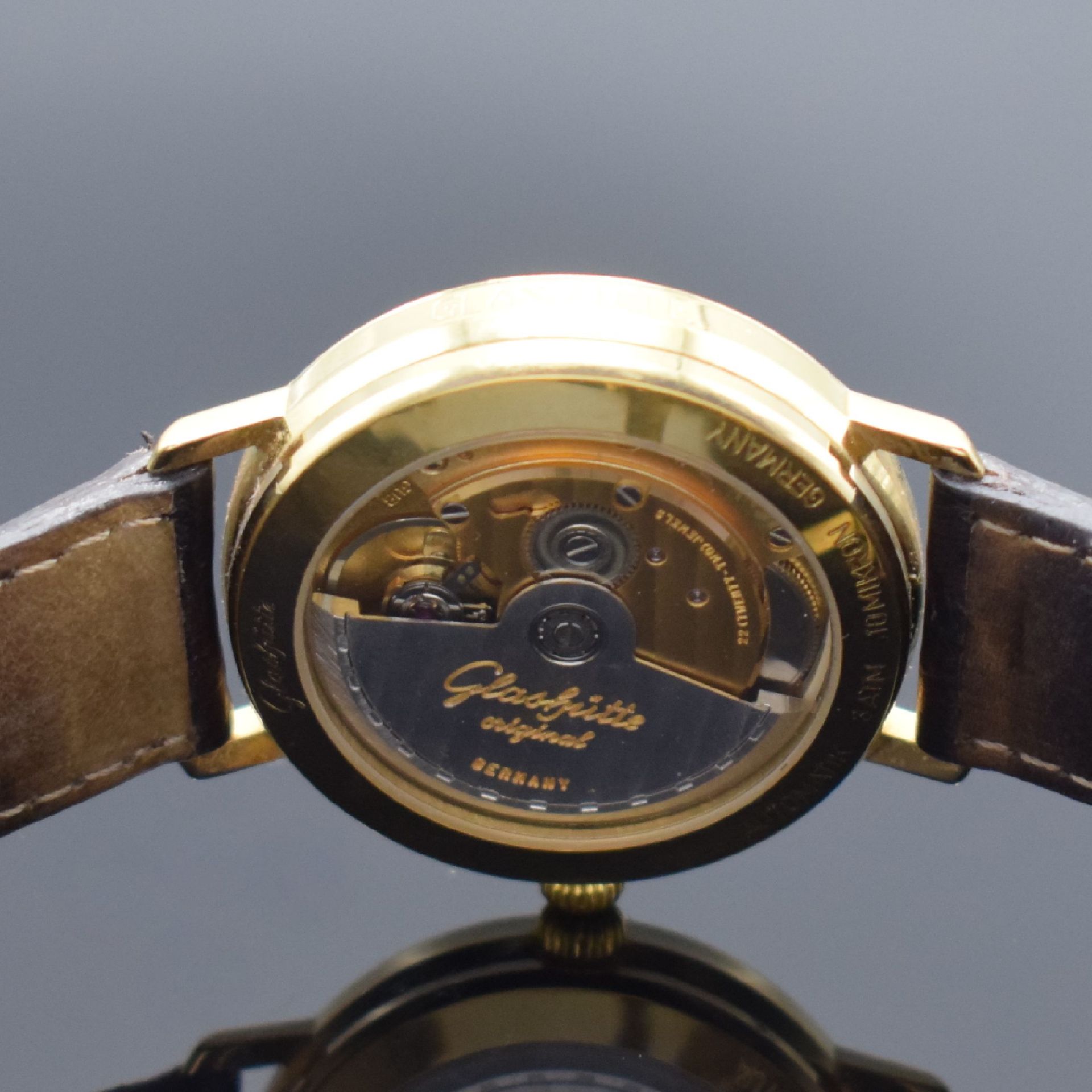 GLASHÜTTE ORIGINAL Herrenarmbanduhr, Deutschland um 1993, - Image 6 of 7