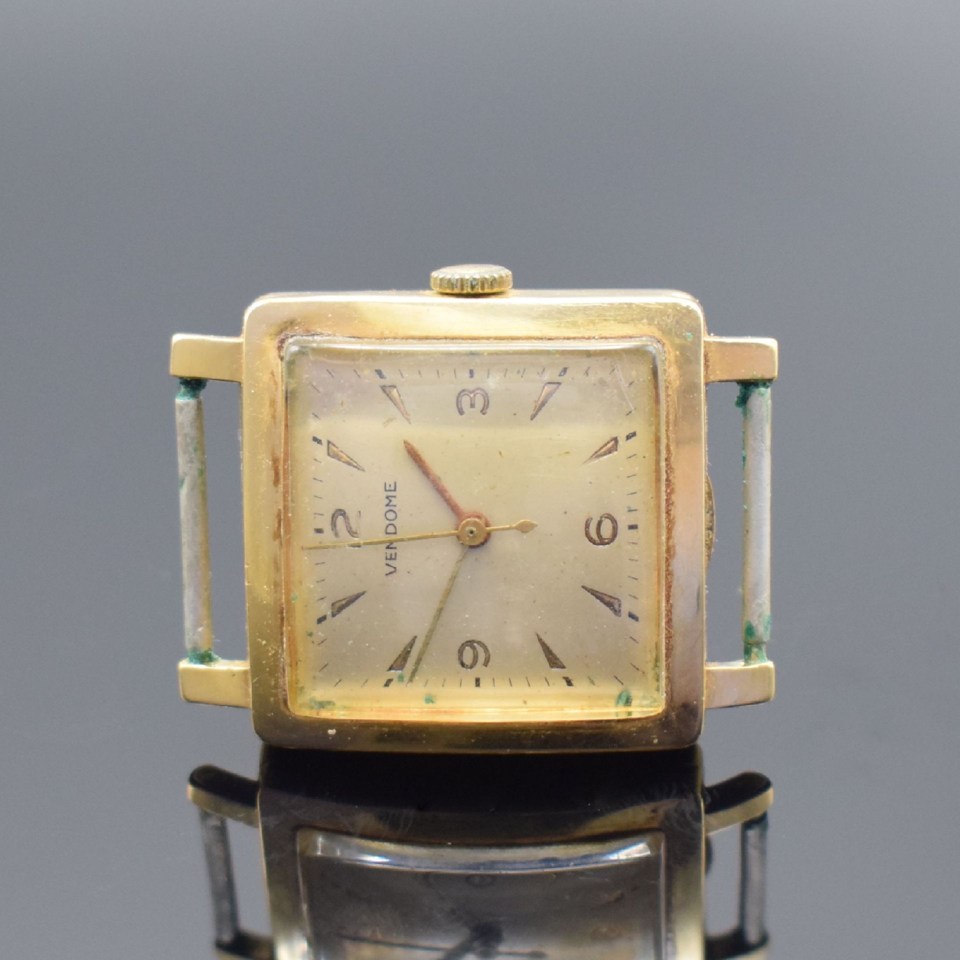 VENDOME Armbanduhr in GG 750/000, Schweiz um 1960,