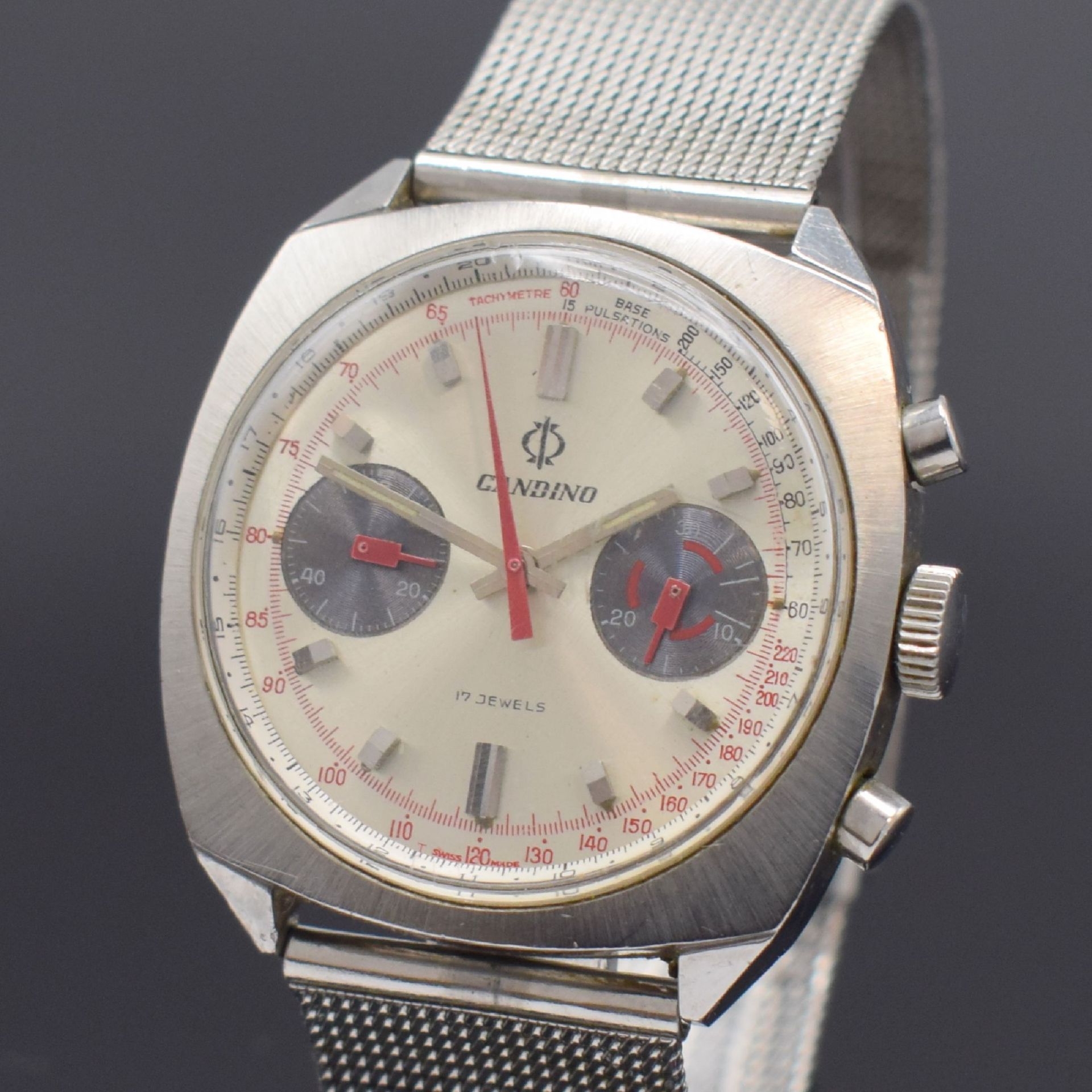 CANDINO Herrenarmbanduhr mit Chronograph, Schweiz um - Image 2 of 5