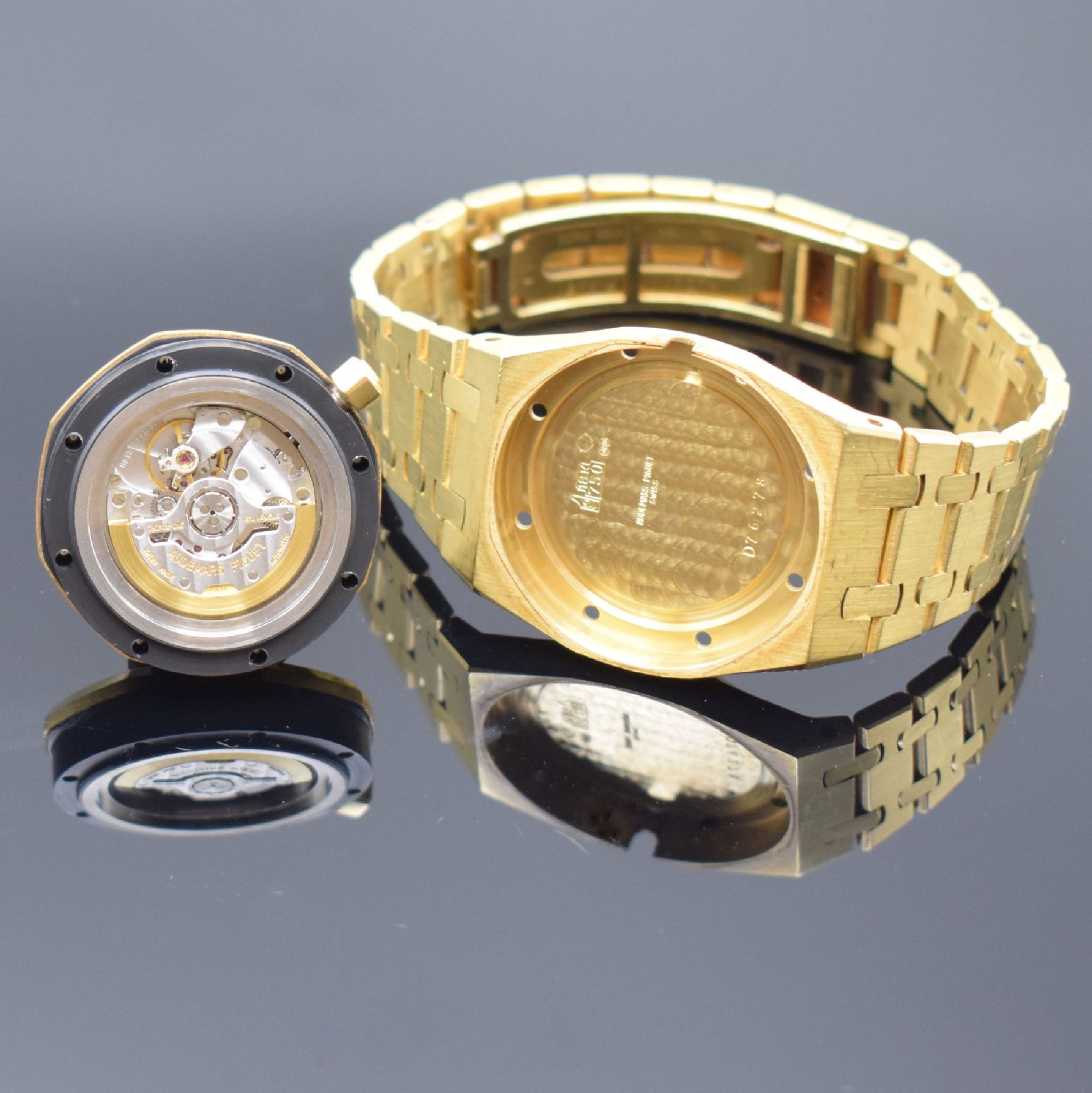 AUDEMARS PIGUET seltene Armbanduhr Royal Oak in GG 750/000 - Image 5 of 7
