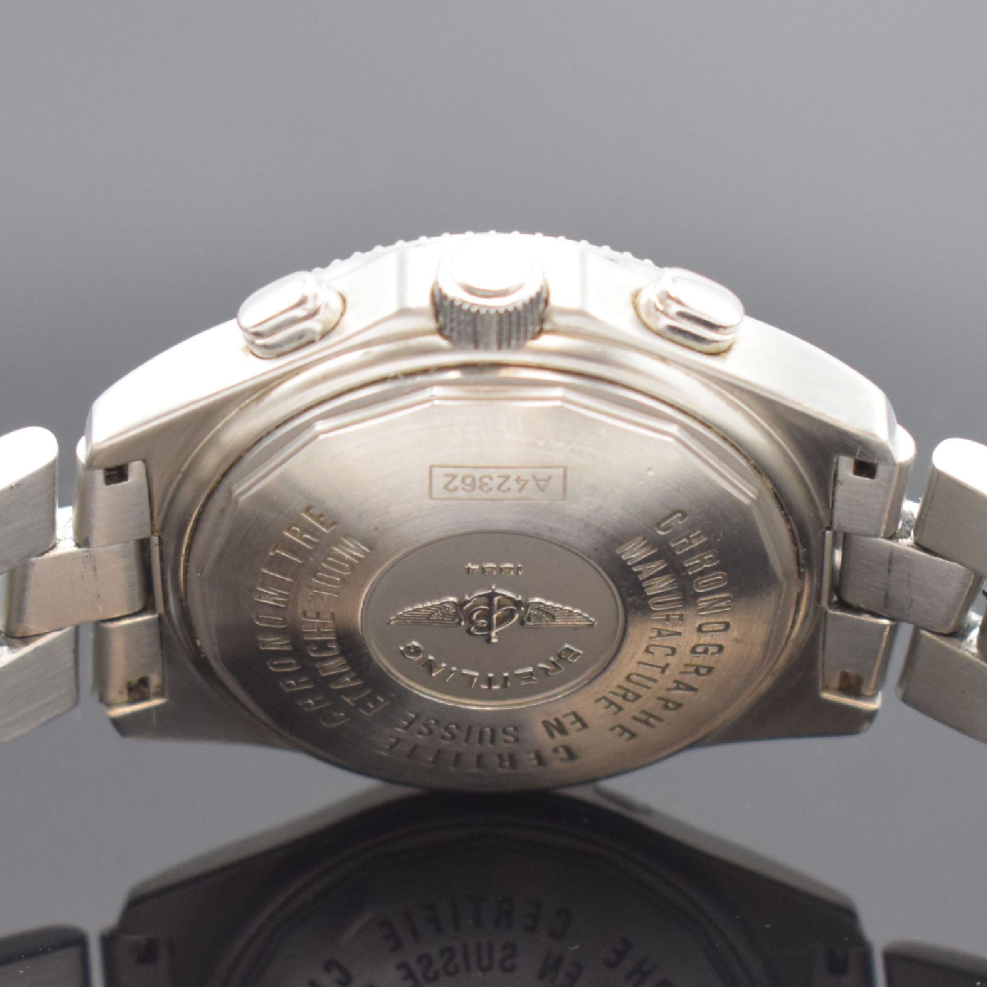 BREITLING Armbandchronograph Modell B-2 Referenz A42362, - Image 5 of 6