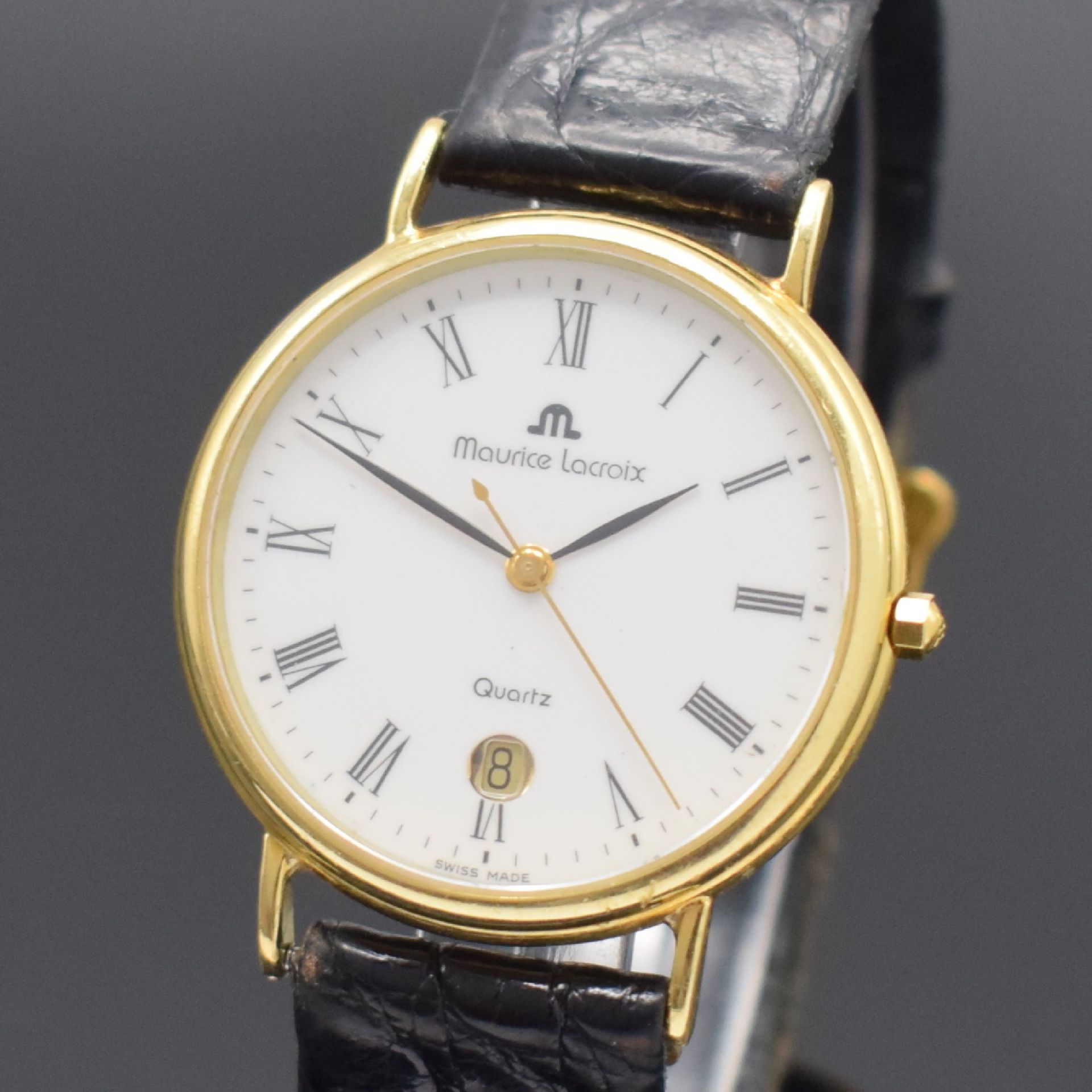 MAURICE LACROIX Armbanduhr in GG 750/000, Schweiz um - Bild 2 aus 4