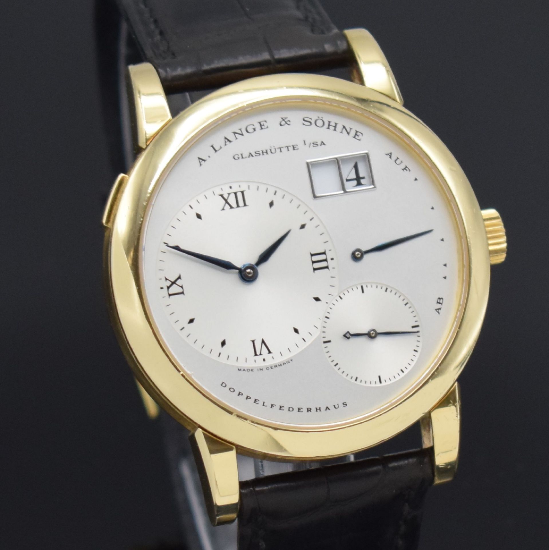 A. LANGE & SÖHNE hochfeine Herrenarmbanduhr Modell Lange 1 - Bild 4 aus 7