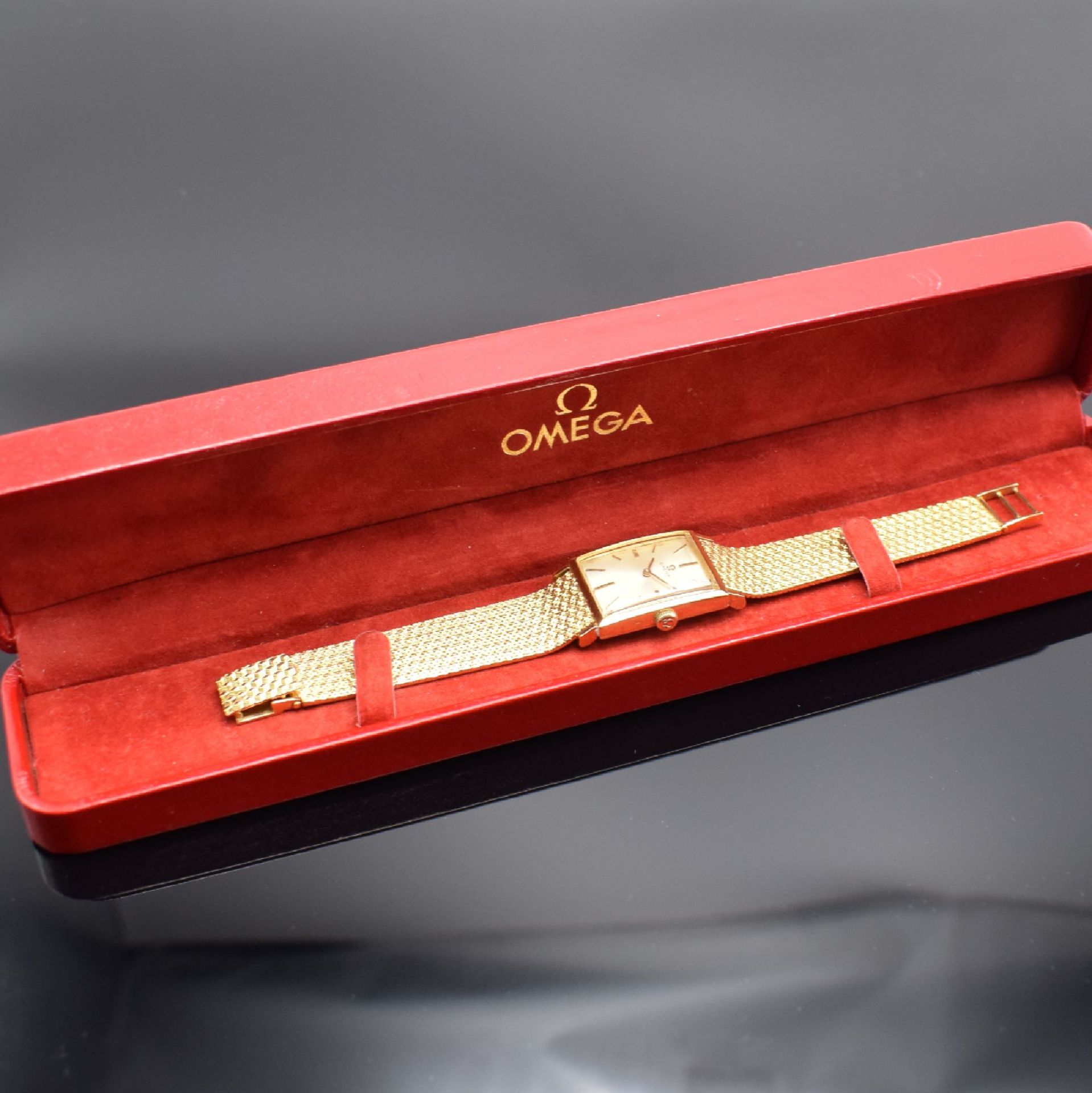 OMEGA Armbanduhr in GG 750/000, Schweiz um 1965, - Bild 7 aus 7