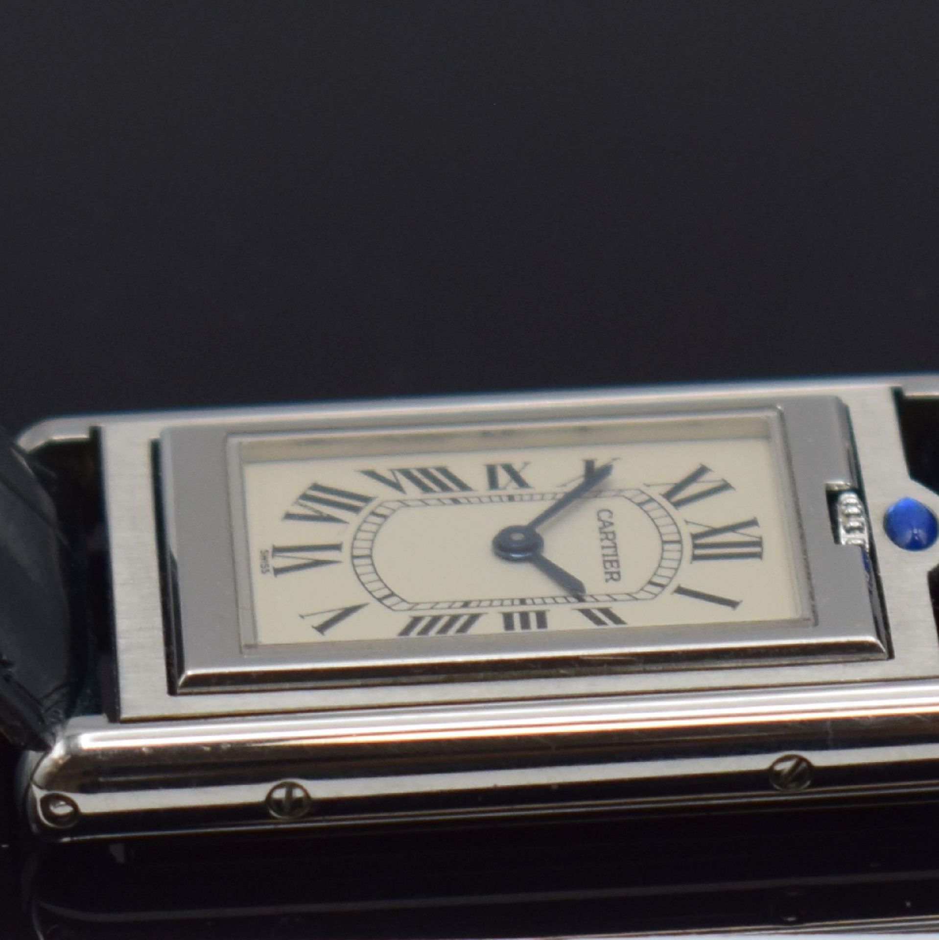 CARTIER Basculante Armbanduhr Referenz 2405, Schweiz um - Bild 5 aus 7