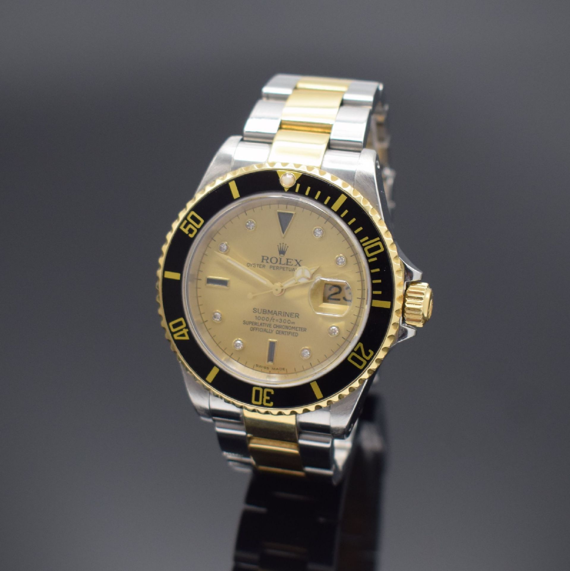 ROLEX Oyster Perpetual Submariner Referenz 16613 mit sog.