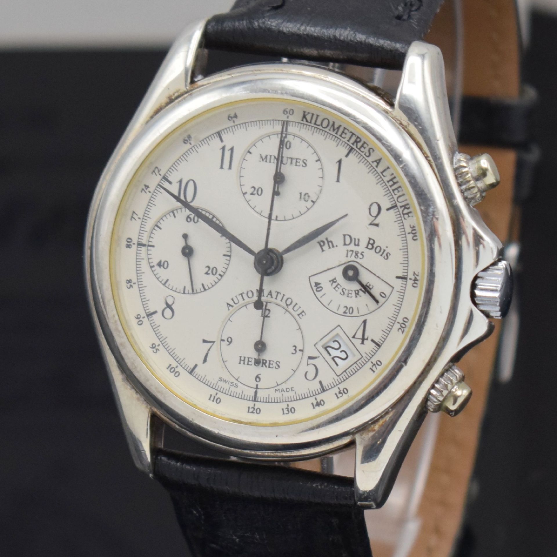 PHILIPPE DUBOIS Armbandchronograph Art Deco 1925 in - Image 2 of 5