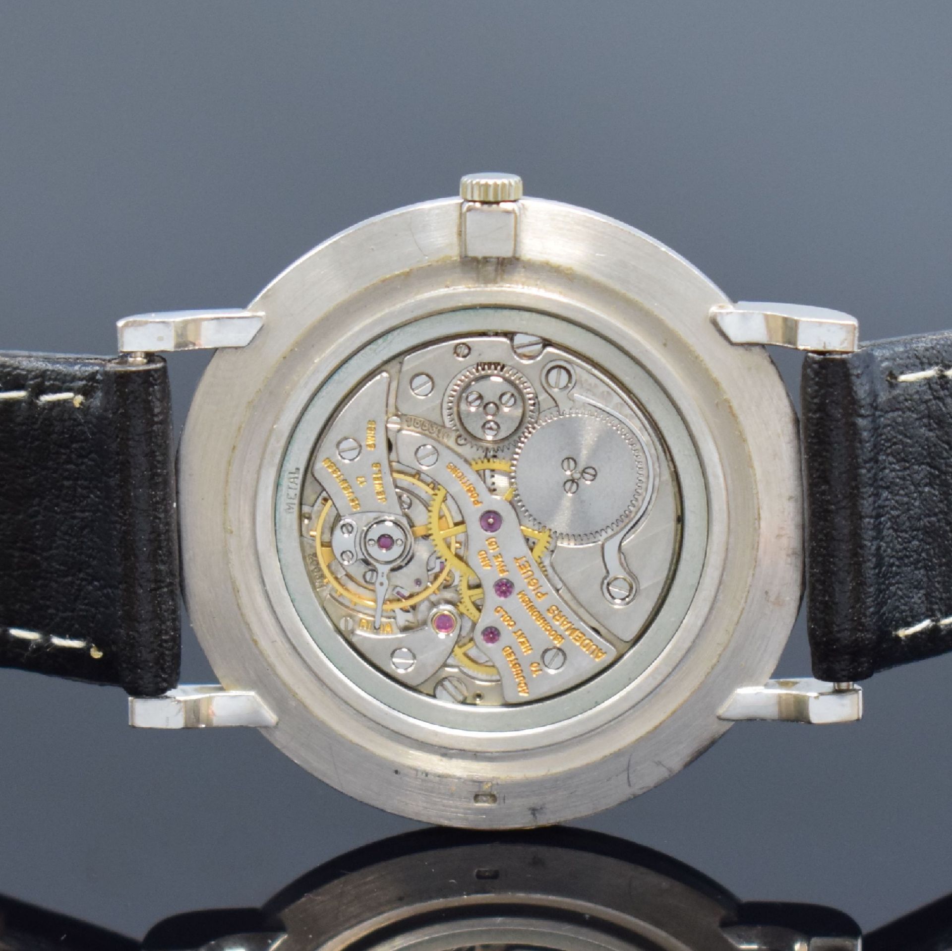 AUDEMARS PIGUET Herrenarmbanduhr in WG 750/000, Schweiz - Image 6 of 7