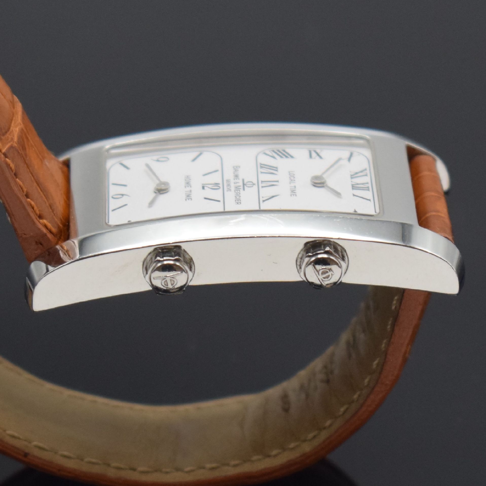 BAUME & MERCIER Armbanduhr Modell Hampton Dual Time - Bild 4 aus 5