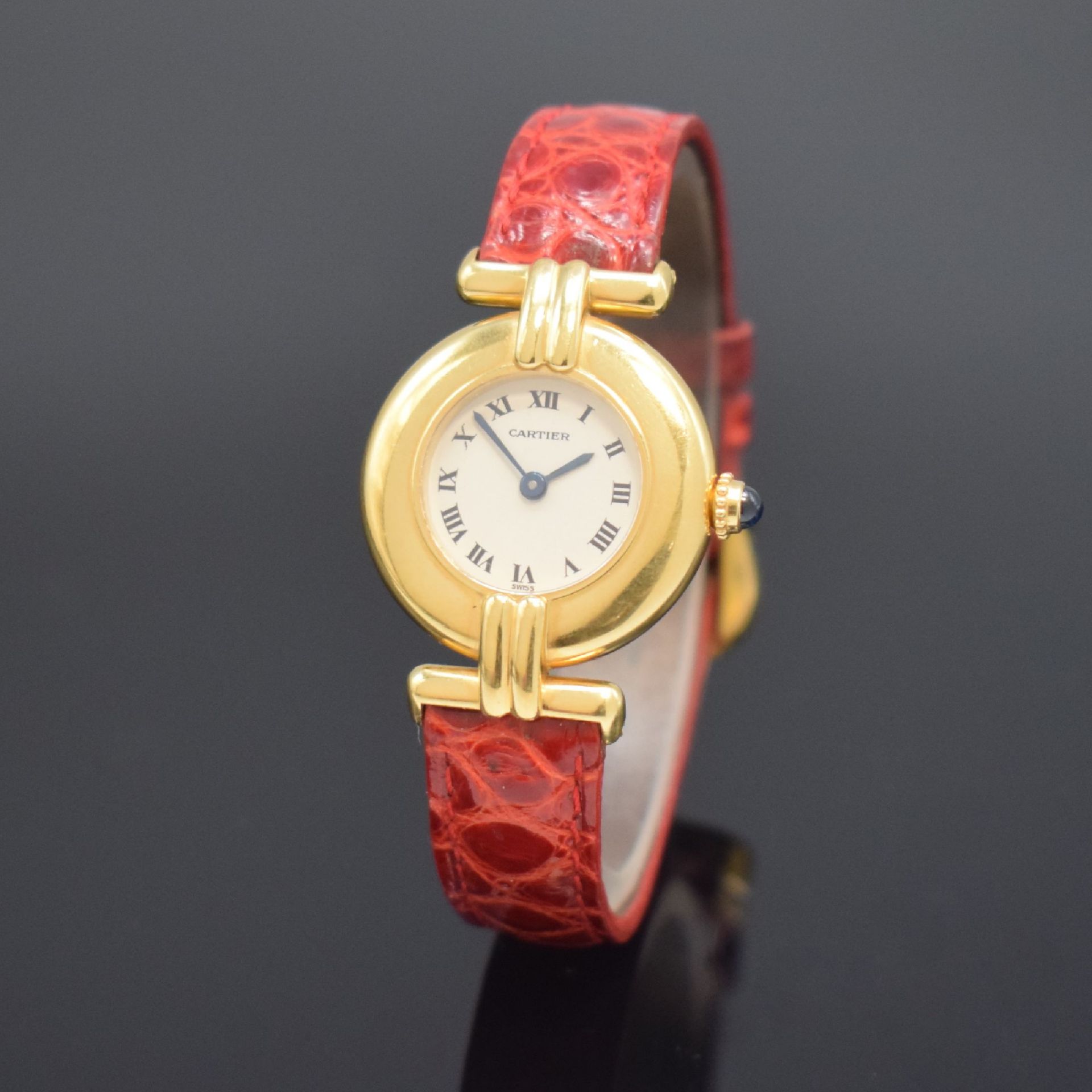 CARTIER Rivoli Damenarmbanduhr in GG 750/000, Schweiz um