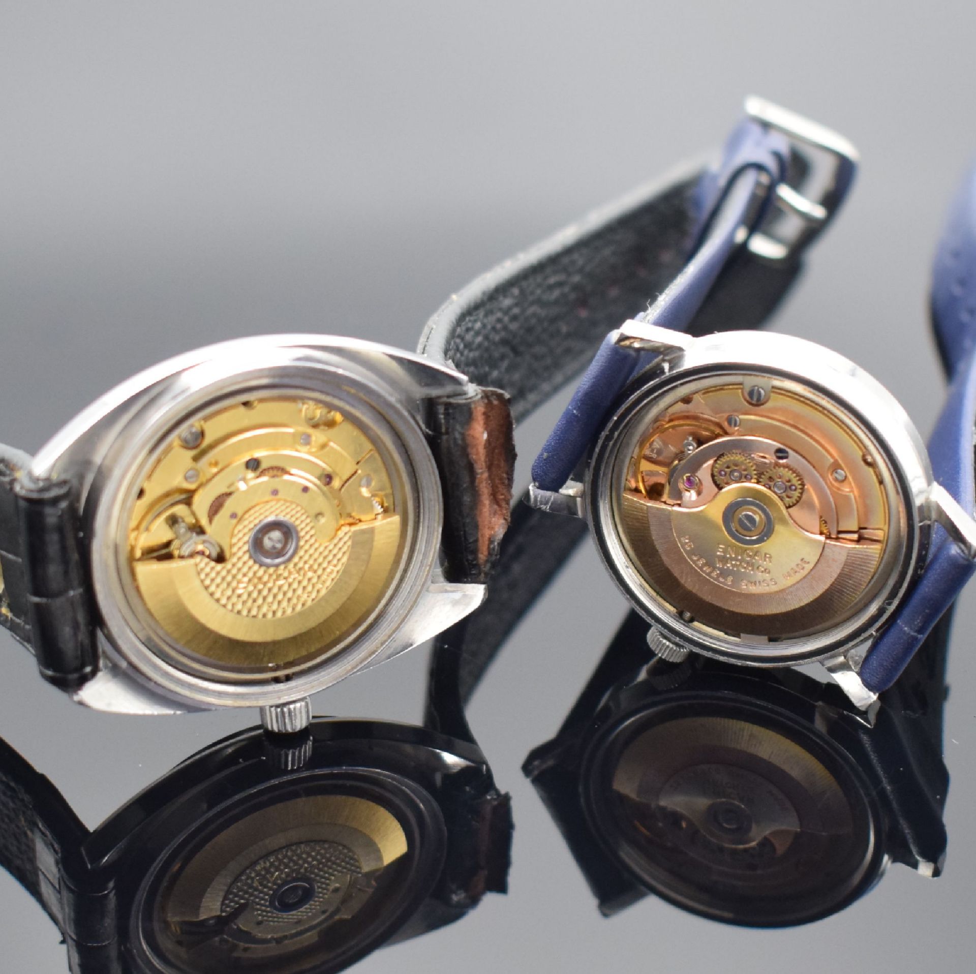 Konvolut: 2 Enicar Armbanduhren,  beide Automatik, Schweiz - Bild 5 aus 5