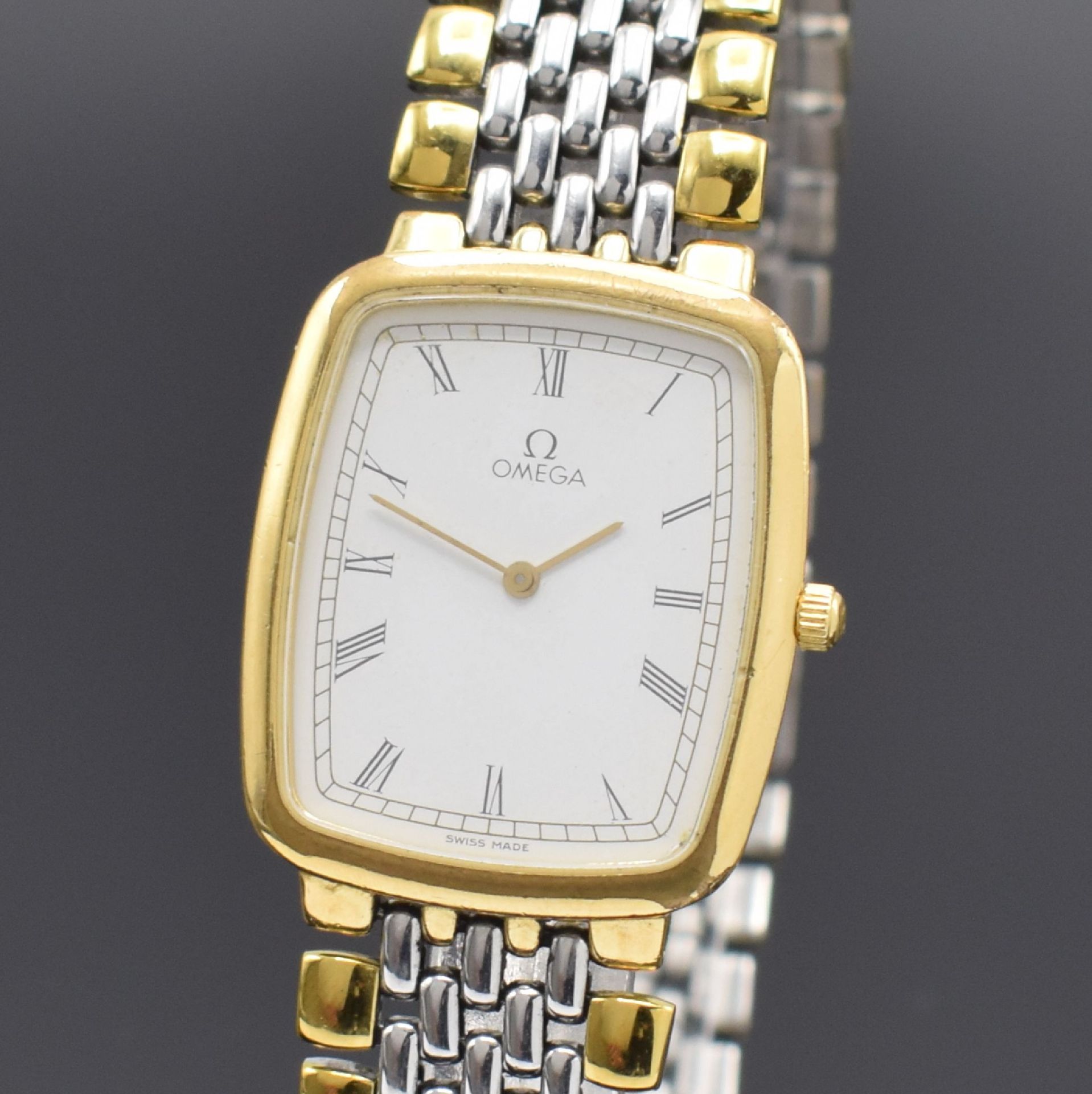 OMEGA Armbanduhr Referenz 395 0876, Schweiz um 1990, - Image 2 of 5