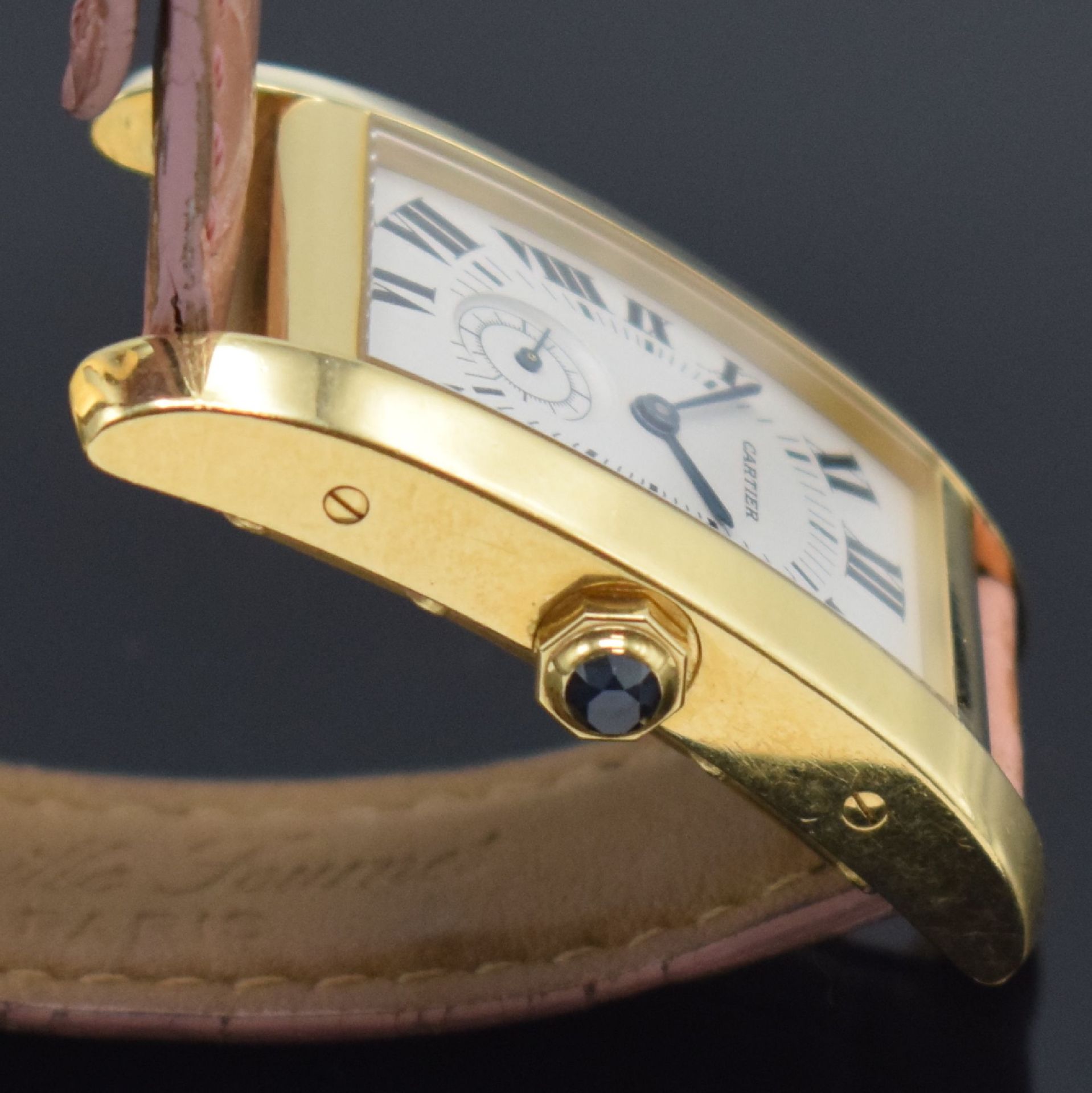 CARTIER Tank Americaine Damenarmbanduhr in GG 750/000 - Image 5 of 6