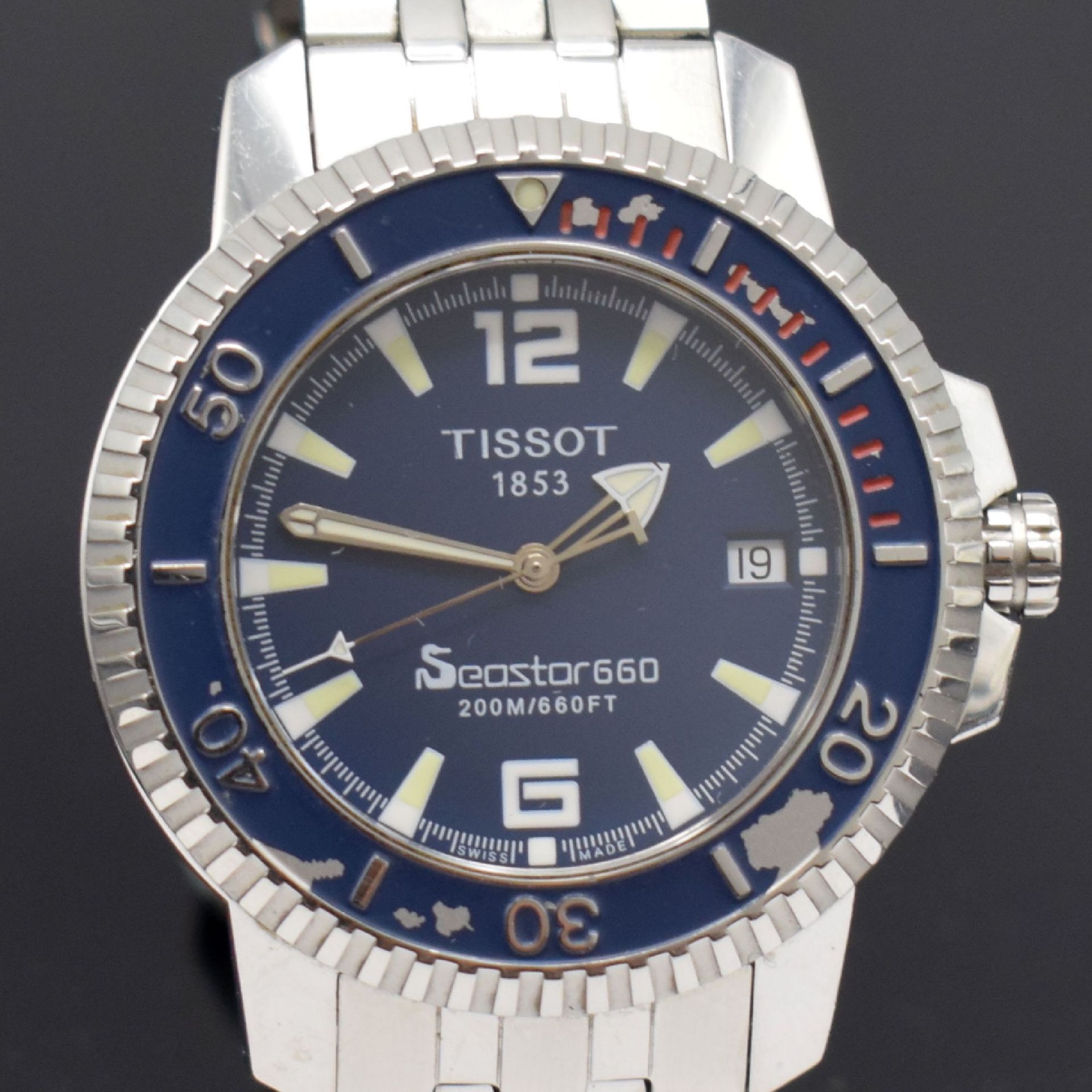 TISSOT Seastar 660 Herrenarmbanduhr, Schweiz um 2004, - Image 2 of 7