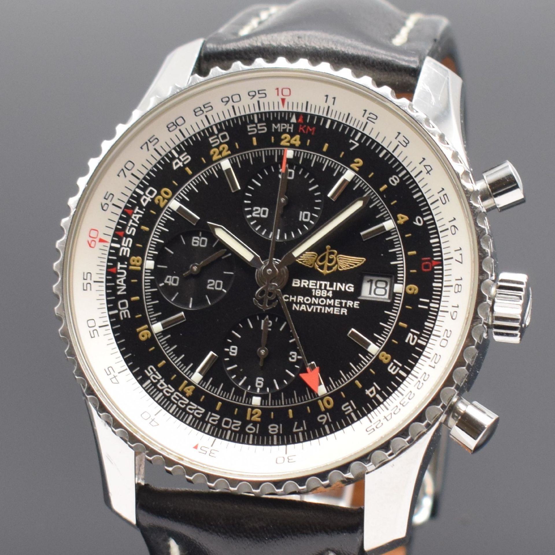 BREITLING Navitimer World Herrenarmbanduhr mit Chronograph - Bild 2 aus 7