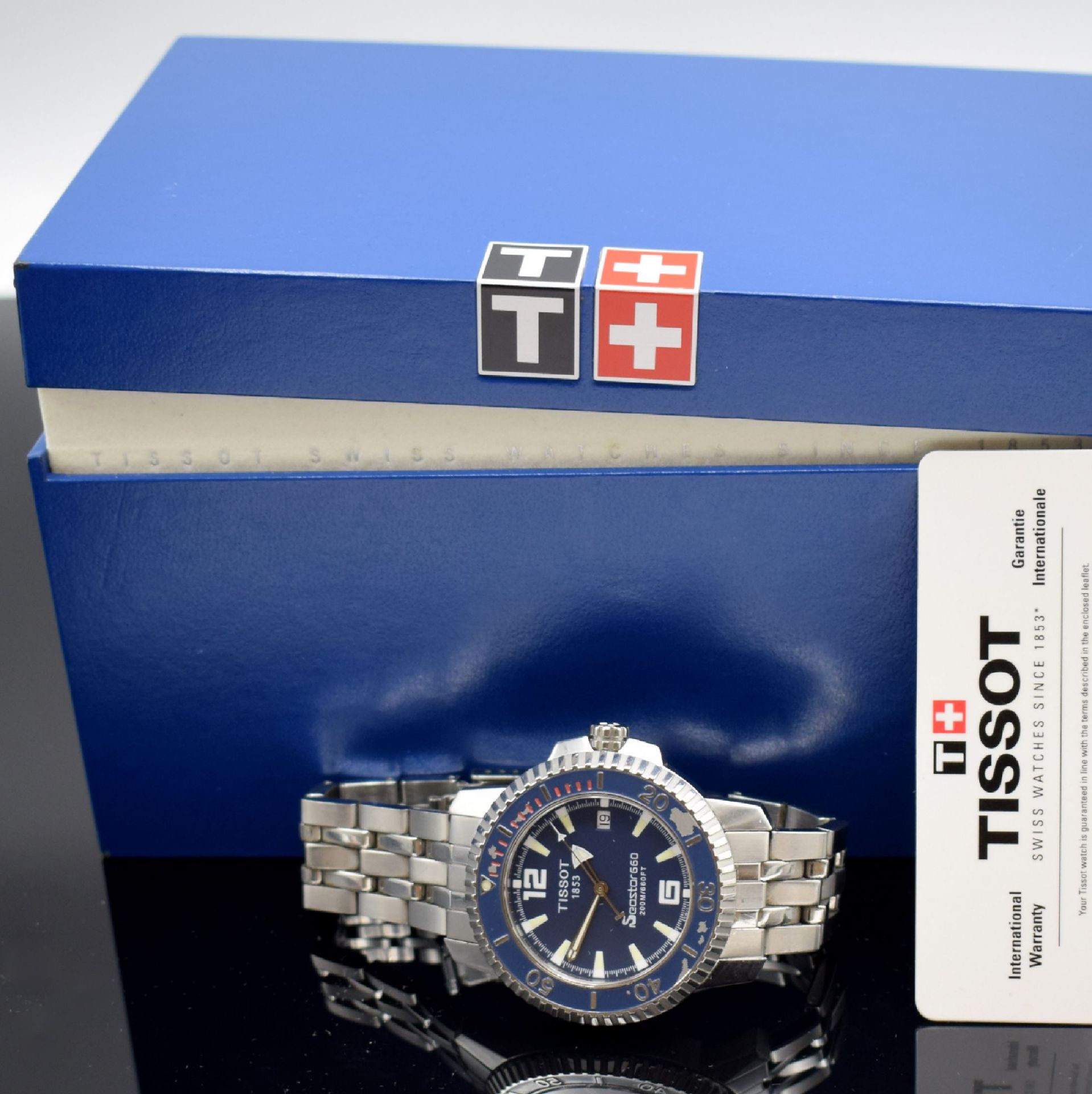 TISSOT Seastar 660 Herrenarmbanduhr, Schweiz um 2004, - Image 7 of 7