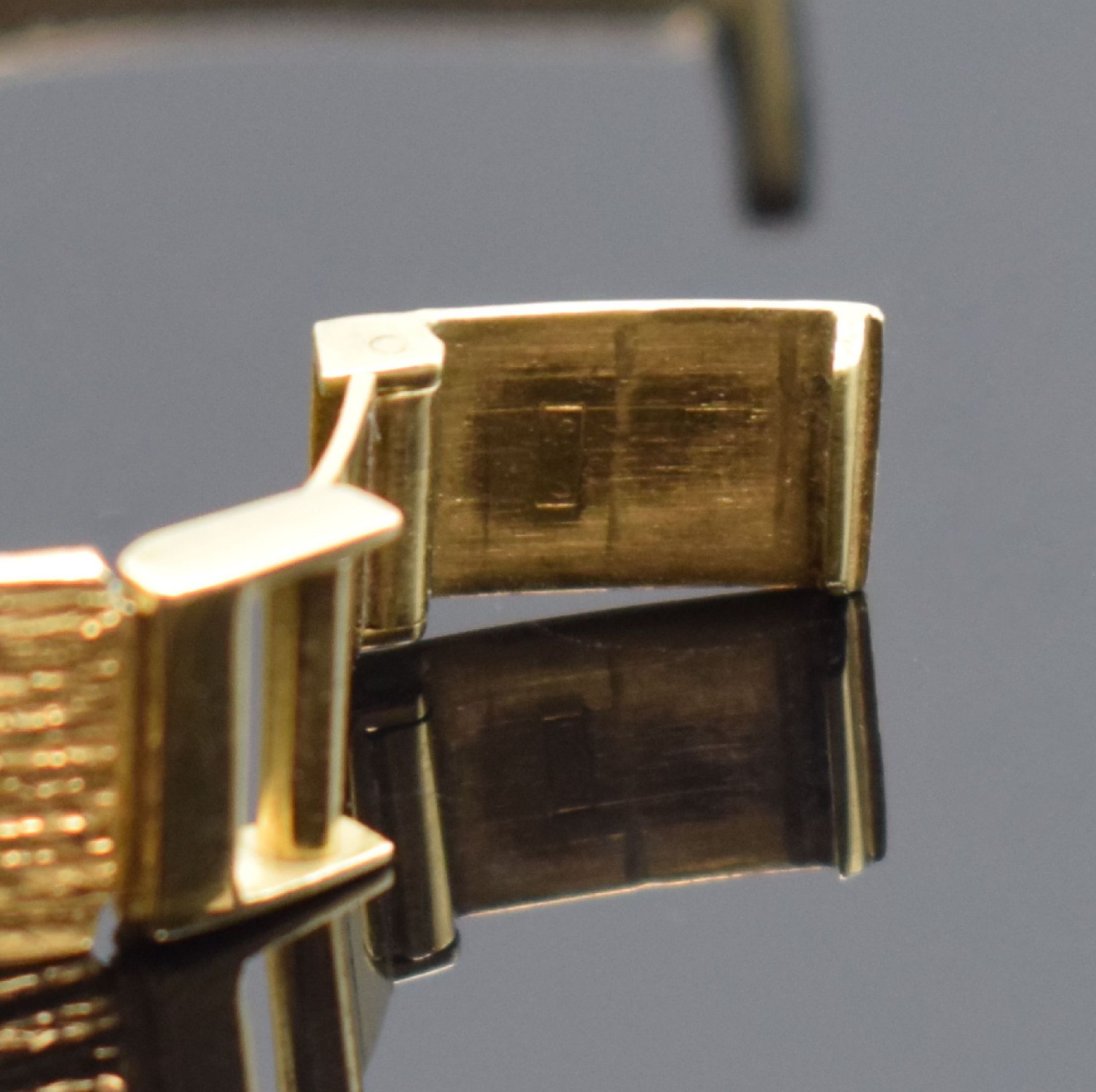 ZENTRA Damenarmbanduhr in GG 585/000, Handaufzug, Schweiz - Bild 4 aus 5