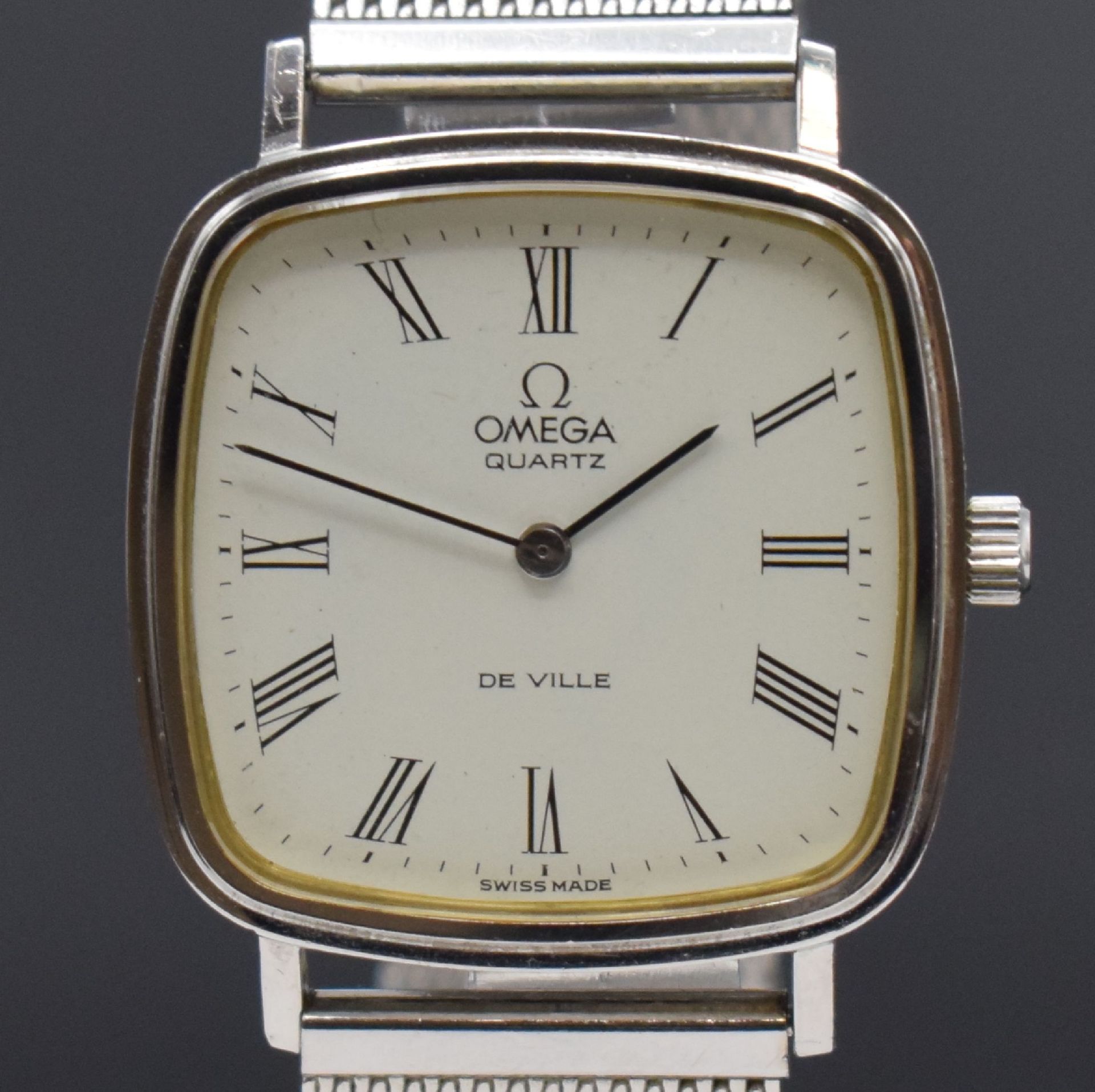 OMEGA De Ville Quartz Armbanduhr in Stahl Referenz MD 191 - Bild 2 aus 6