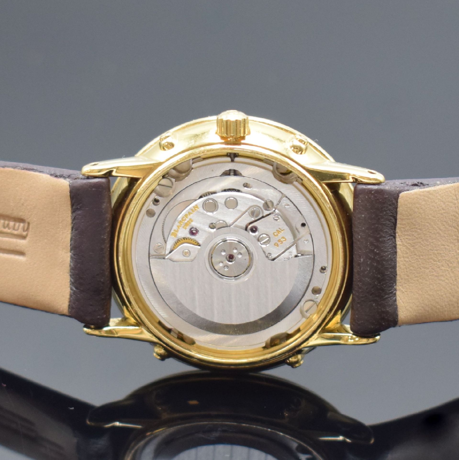 BLANCPAIN Villeret Herrenarmbanduhr mit Vollkalender in GG - Bild 8 aus 11