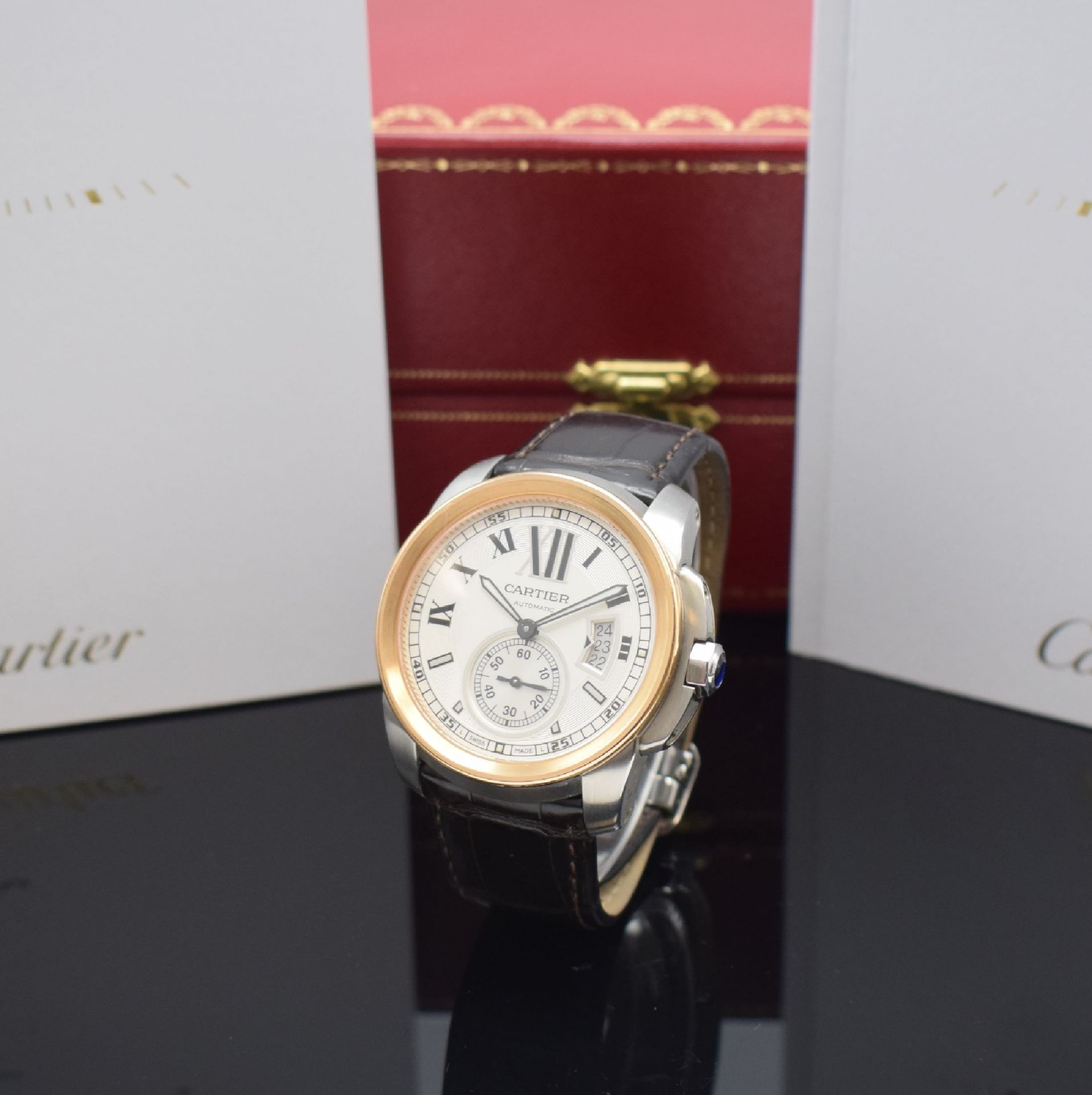 CARTIER Herrenarmbanduhr Serie Calibre De Cartier Referenz