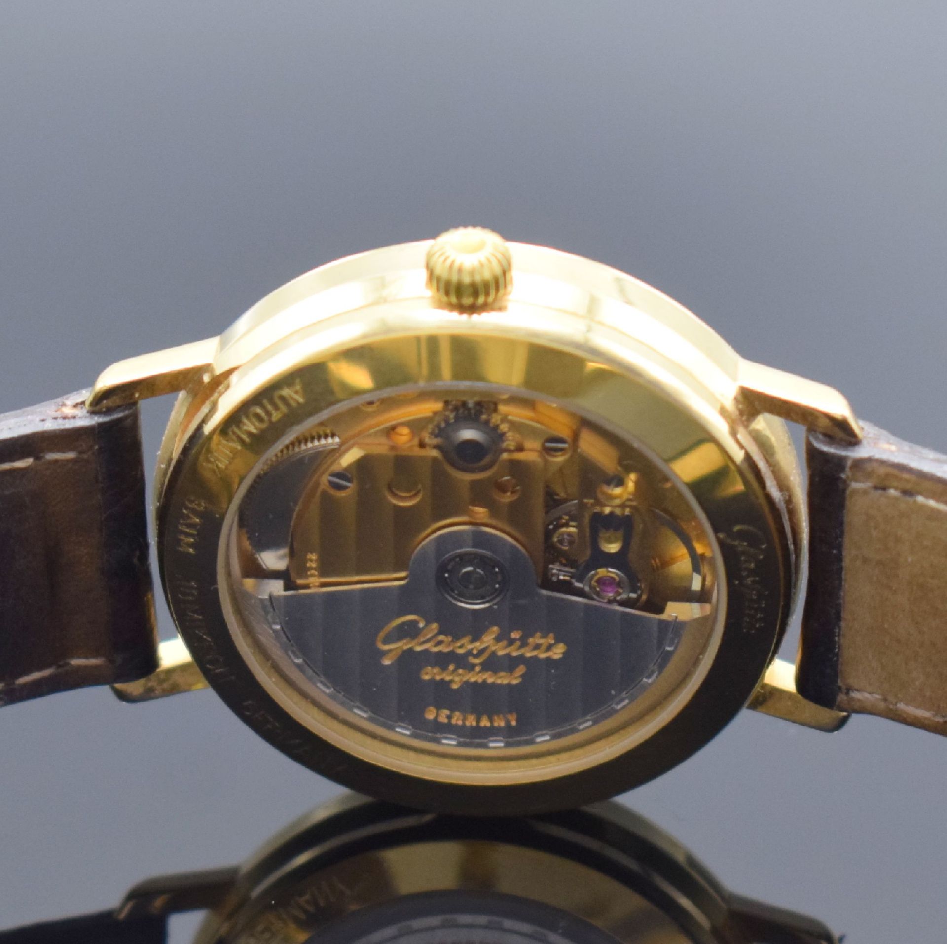 GLASHÜTTE ORIGINAL Herrenarmbanduhr, Deutschland um 1993, - Image 5 of 7