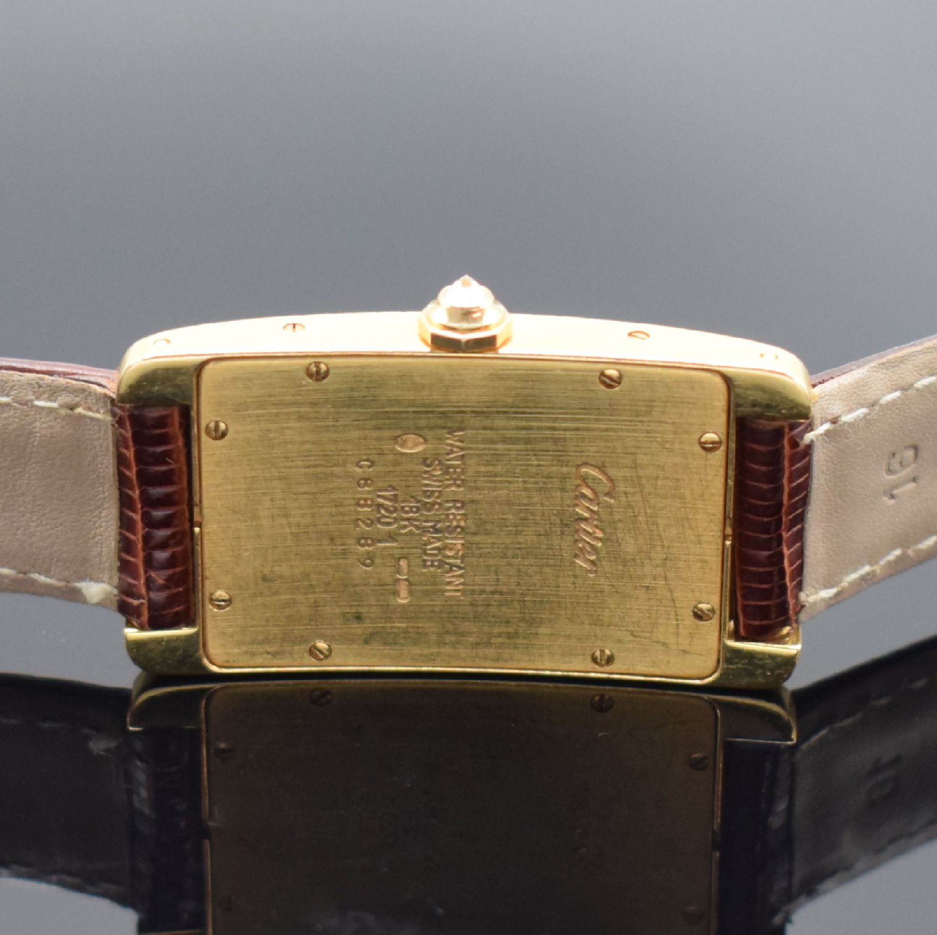 CARTIER Tank Americaine Armbanduhr in GG 750/000 mit - Image 4 of 5