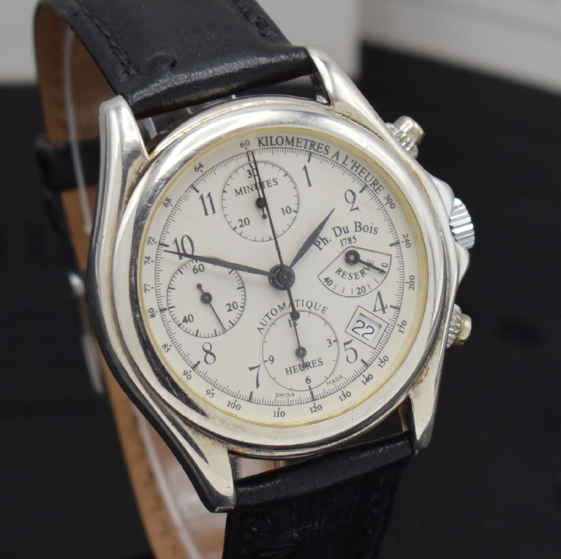 PHILIPPE DUBOIS Armbandchronograph Art Deco 1925 in - Image 4 of 5