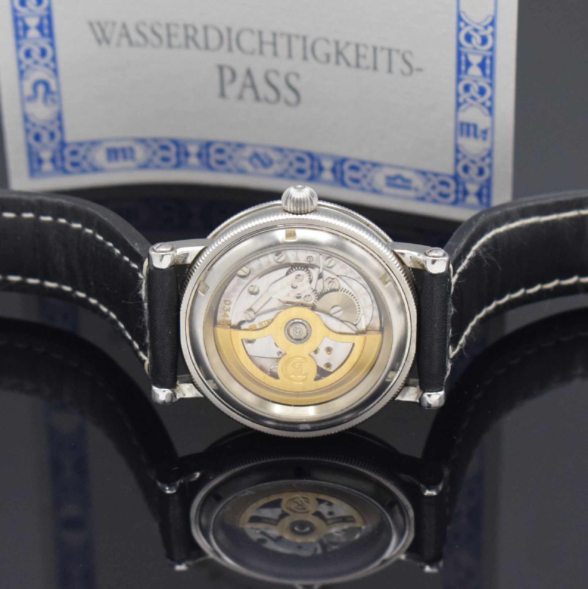 CHRONOSWISS Regulateur Herrenarmbanduhr in Stahl Referenz - Bild 5 aus 5