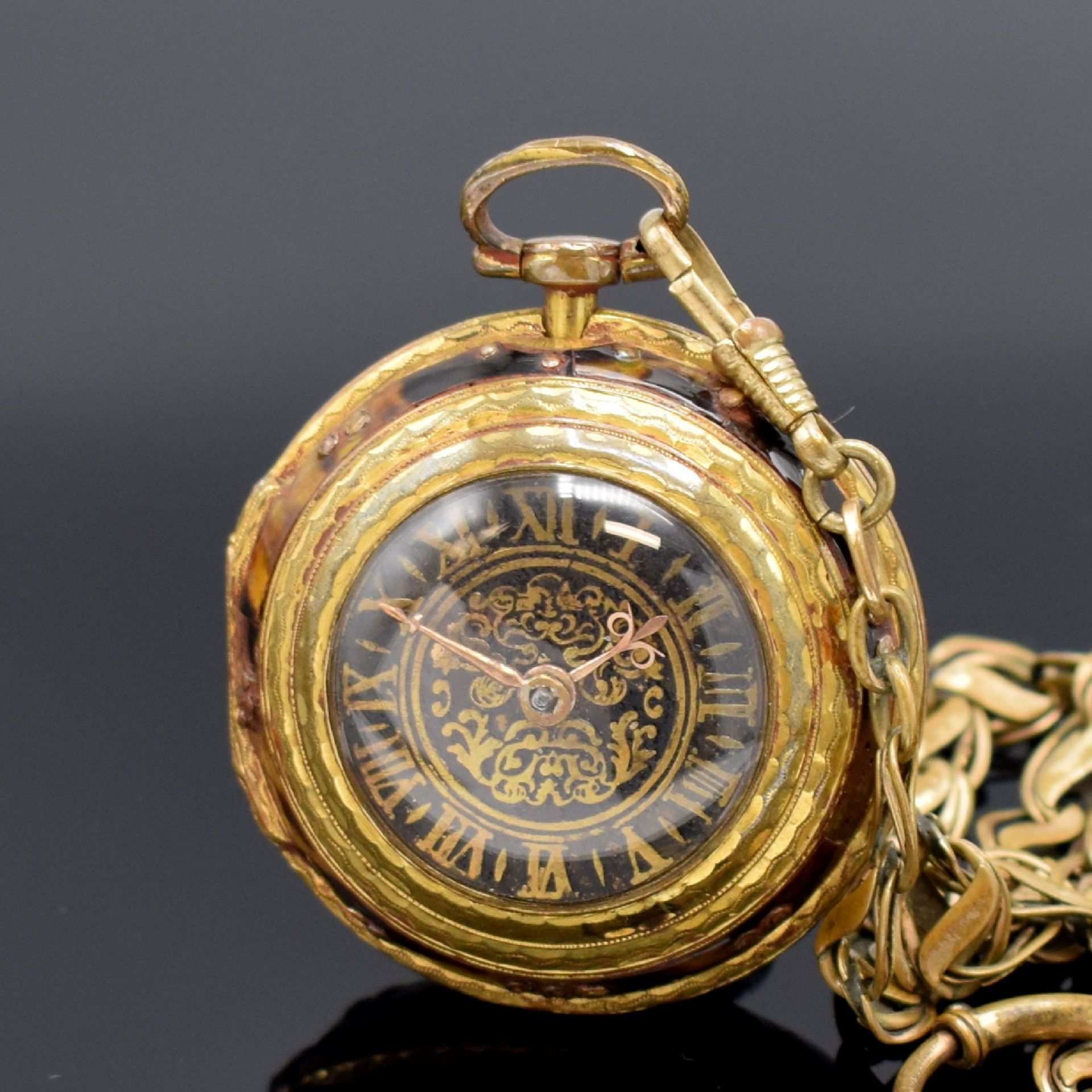 Spindeltaschenuhr für den osmanischen Markt, um 1800, - Bild 2 aus 7