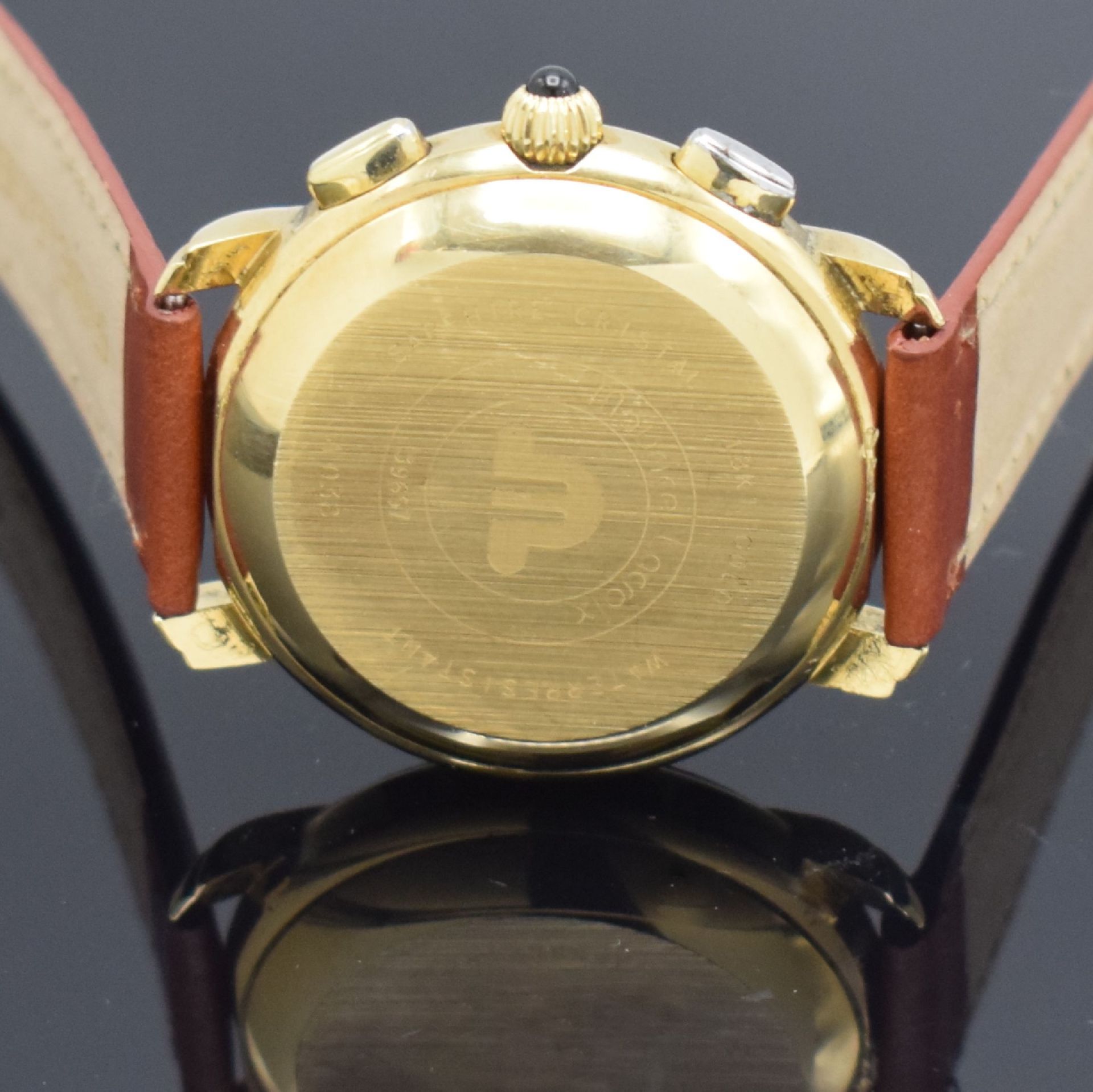 MAURICE LACROIX Armbandchronograph in GG 750/000 Referenz - Image 5 of 5