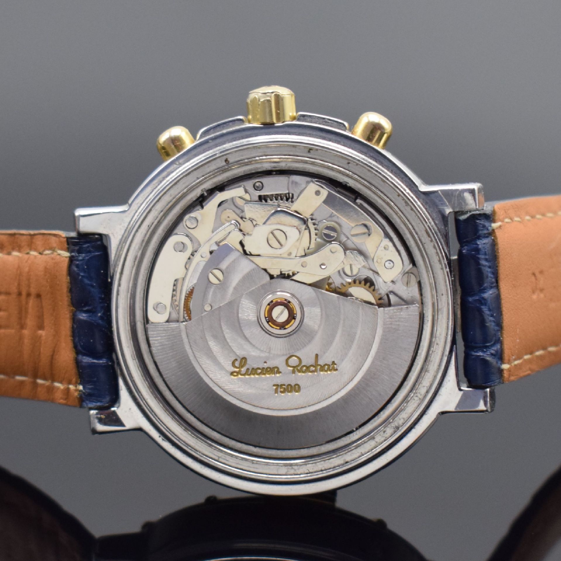 LUCIEN ROCHAT Herrenchronograph mit Voll- Kalender in - Image 5 of 7