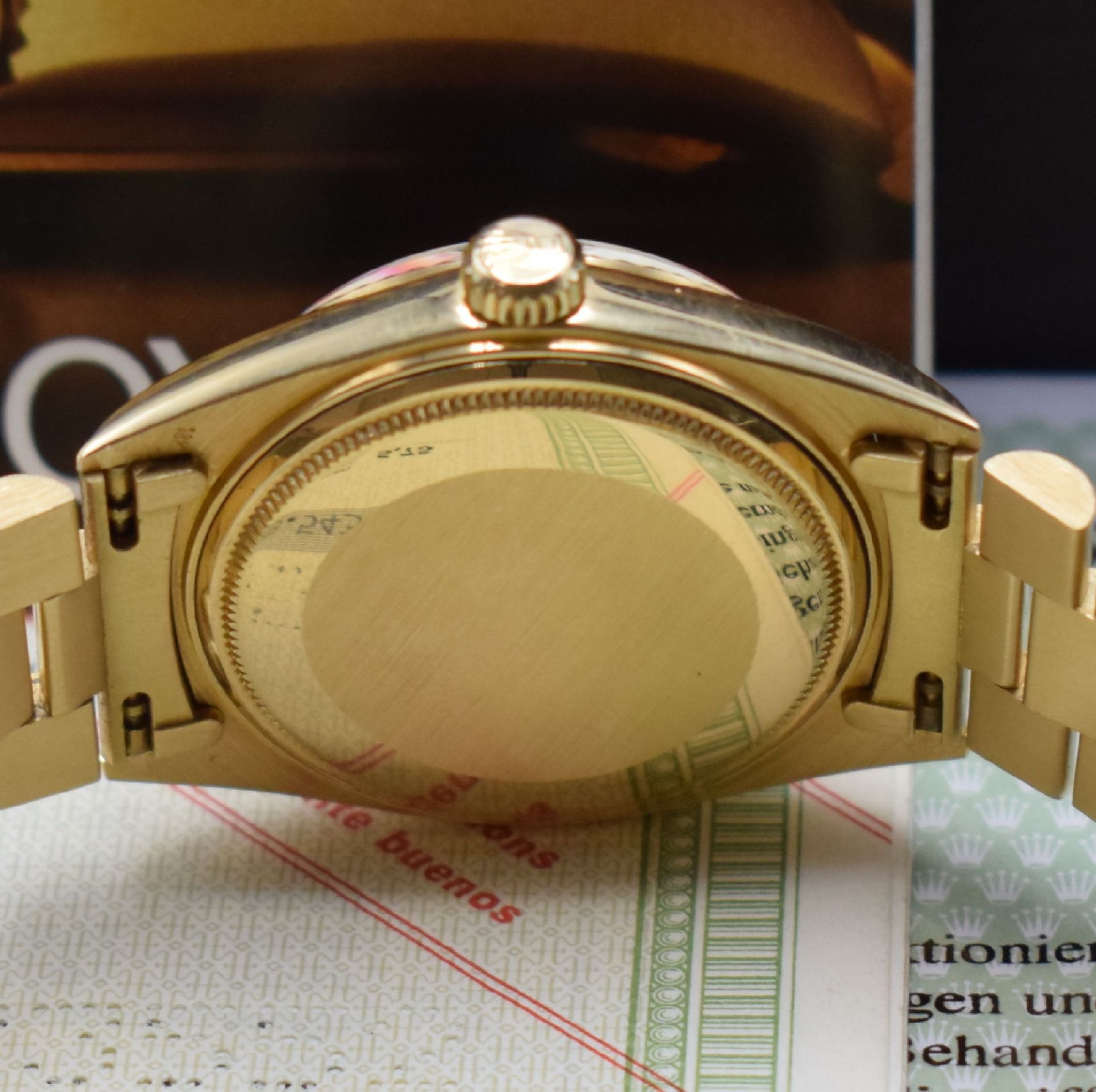 ROLEX feine und extrem seltene Herrenarmbanduhr Day-Date - Image 8 of 9