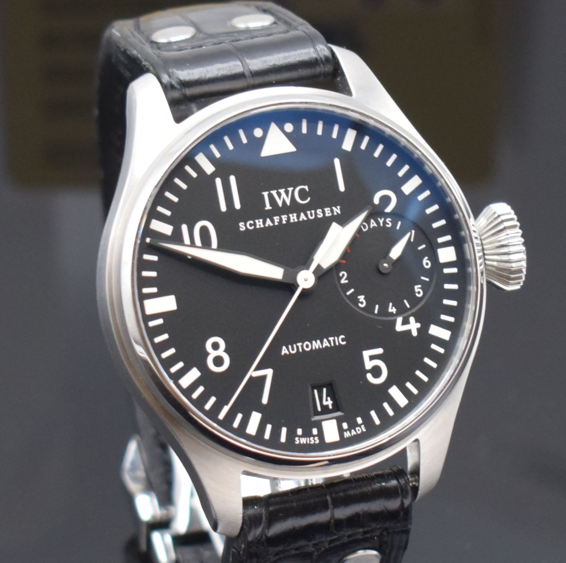 IWC große Fliegeruhr Herrenarmbanduhr Referenz IW500401, - Image 6 of 7