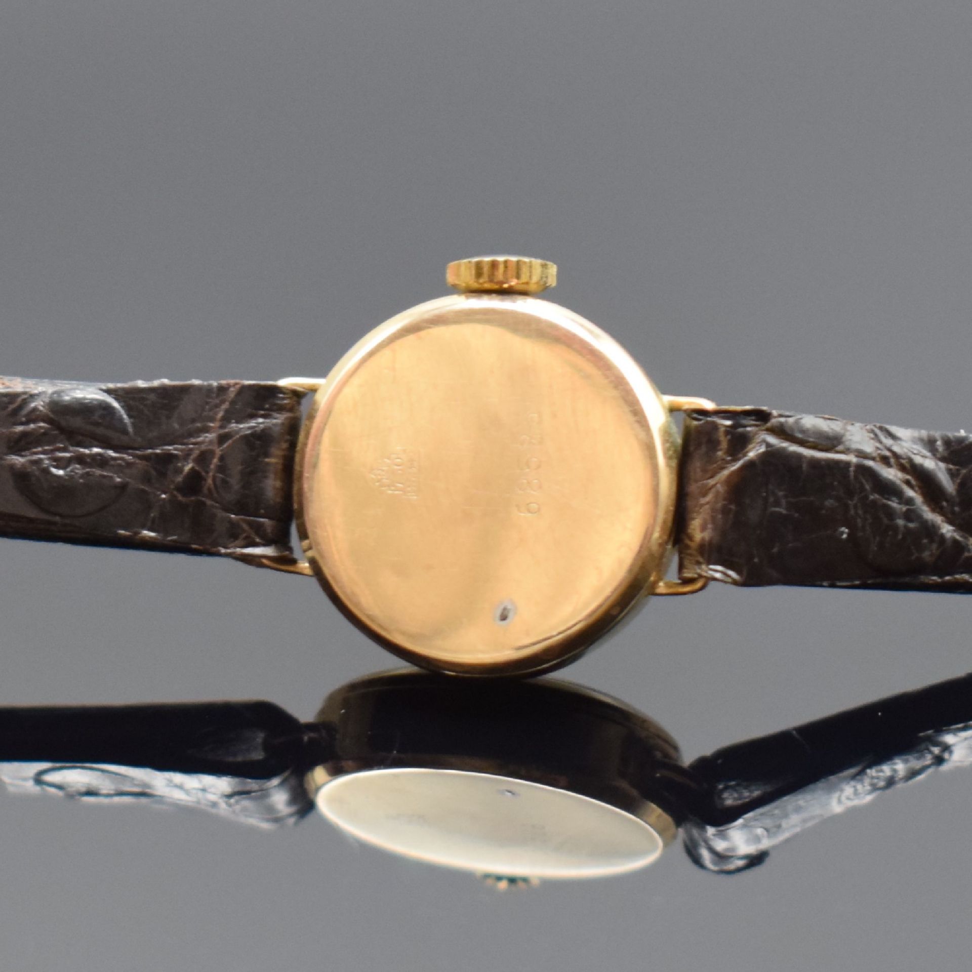 GUB Glashütte seltene Damenarmbanduhr in GG 585/000 sowie - Image 6 of 6