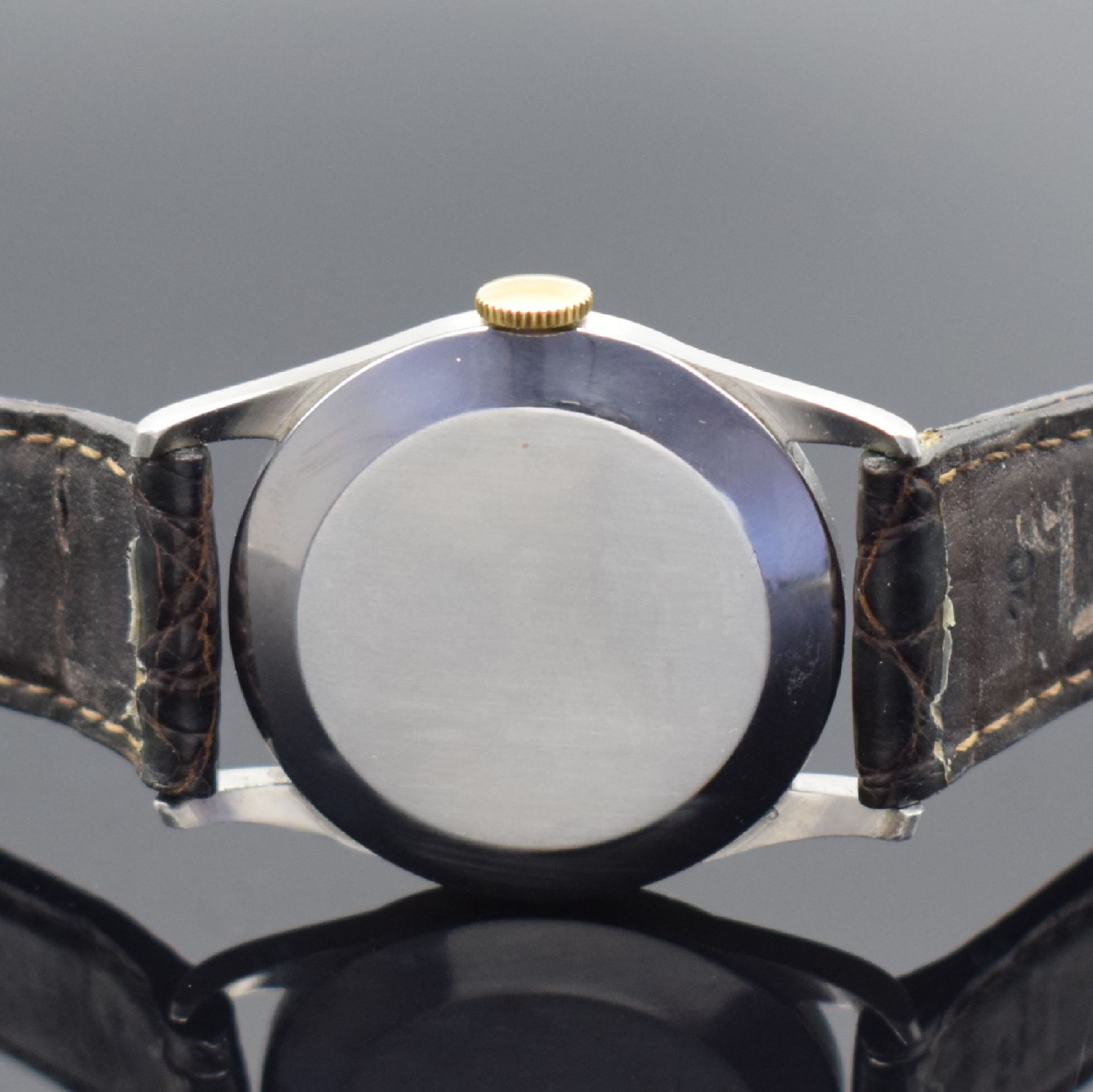 VACHERON & CONSTANTIN seltene Herrenarmbanduhr in Stahl, - Image 4 of 6