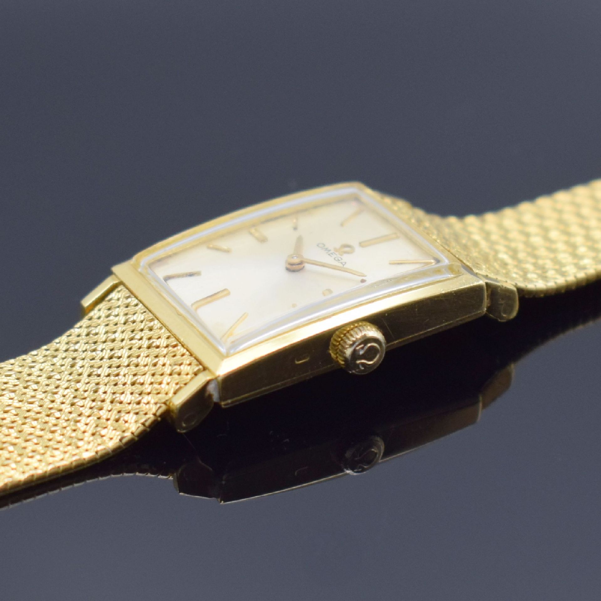 OMEGA Armbanduhr in GG 750/000, Schweiz um 1965, - Bild 4 aus 7