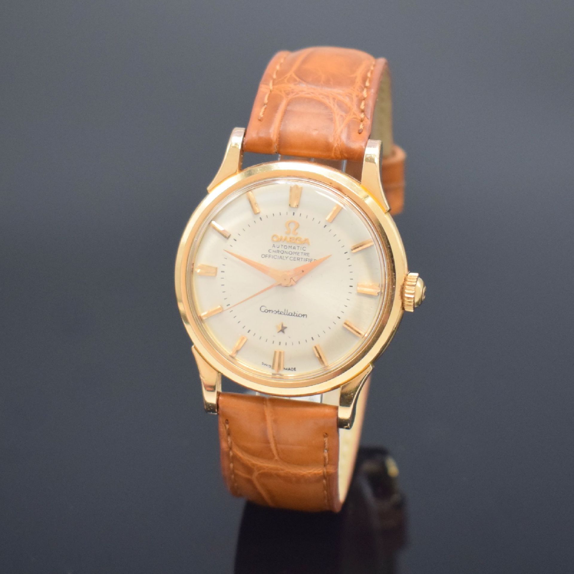 OMEGA Constellation Chronometer Herrenarmbanduhr in RG