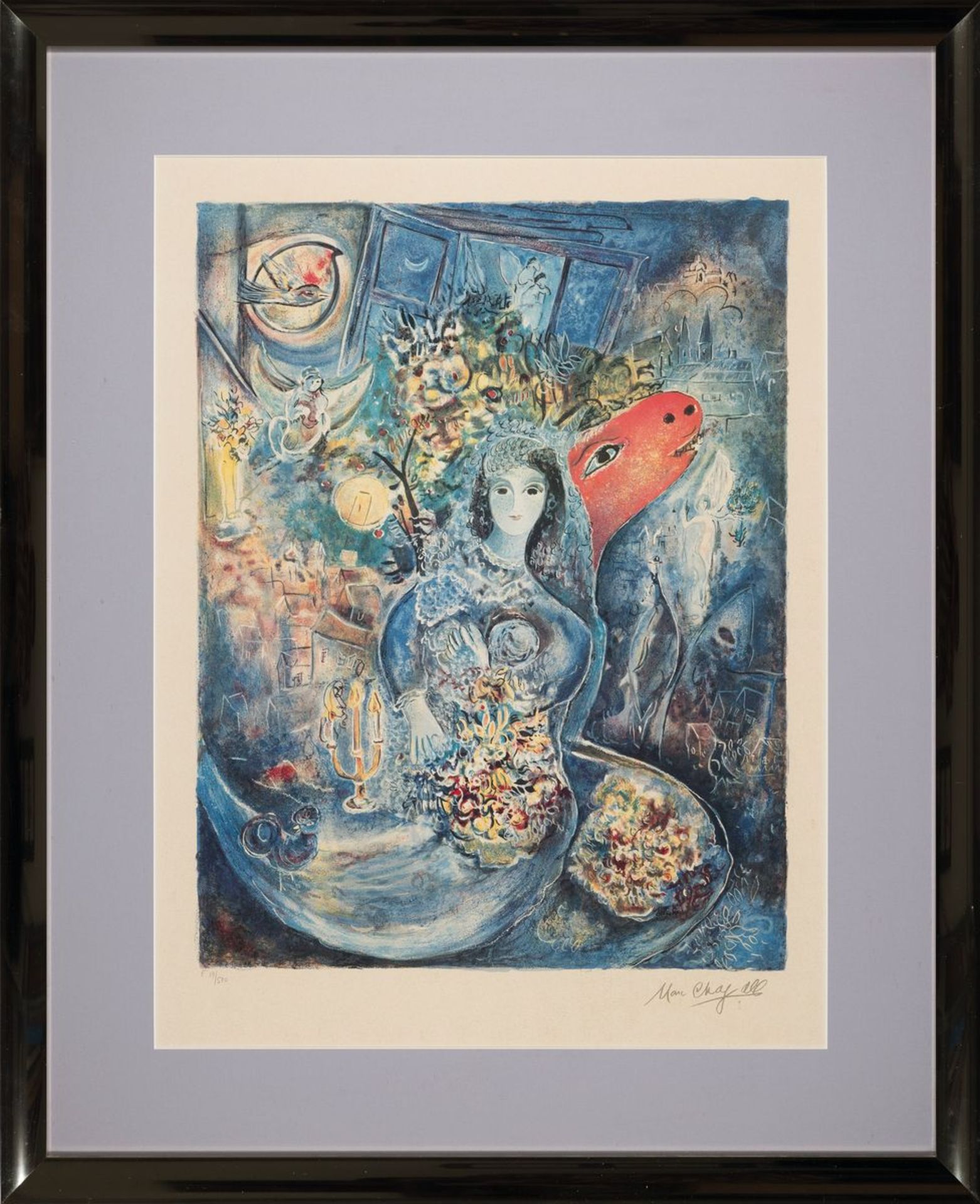 Marc Chagall, 1887-1985, Farblithographie, rechts unten - Image 3 of 3