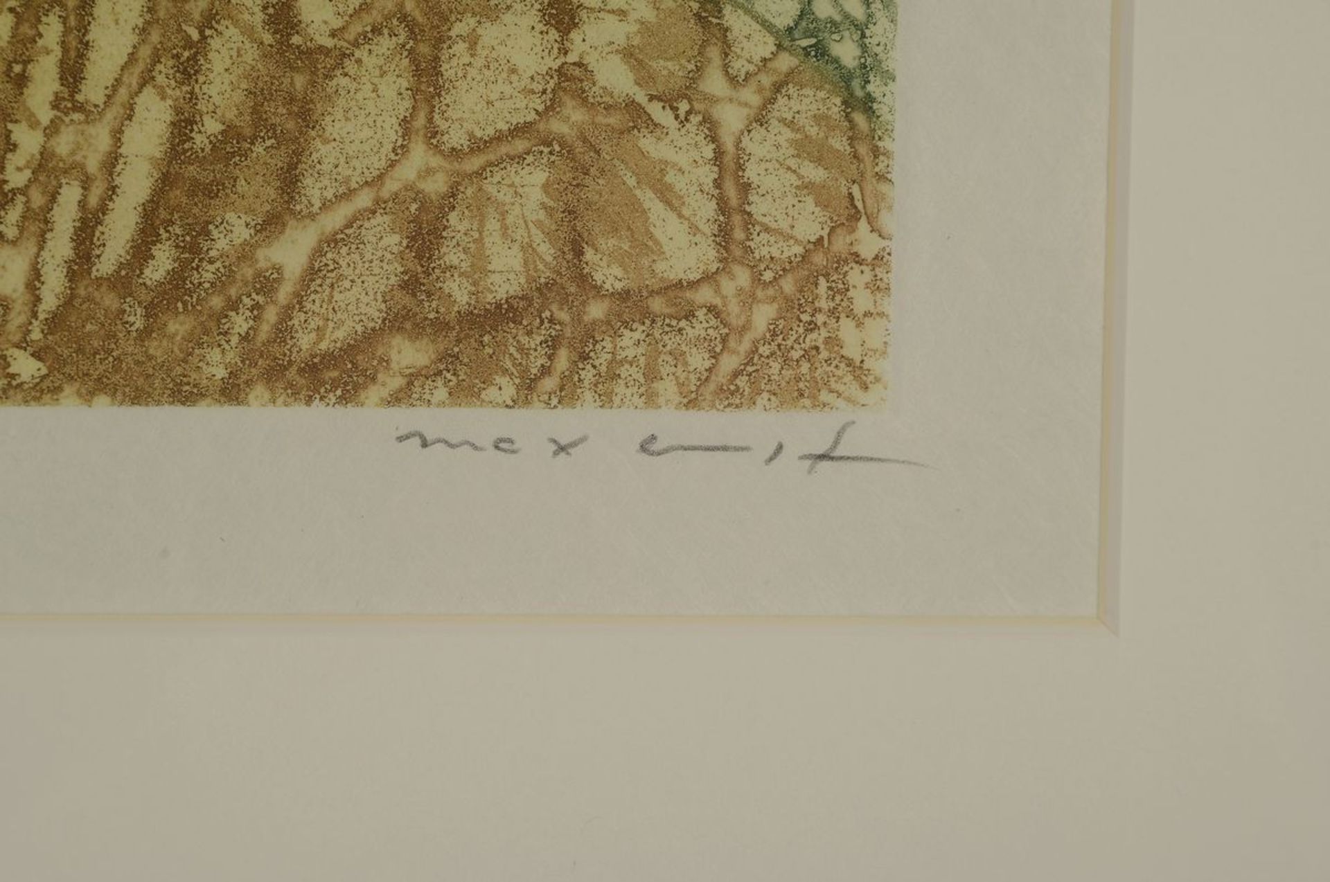 Max Ernst, 1891-1976, Farbradierung auf weißem Papier, - Image 2 of 3