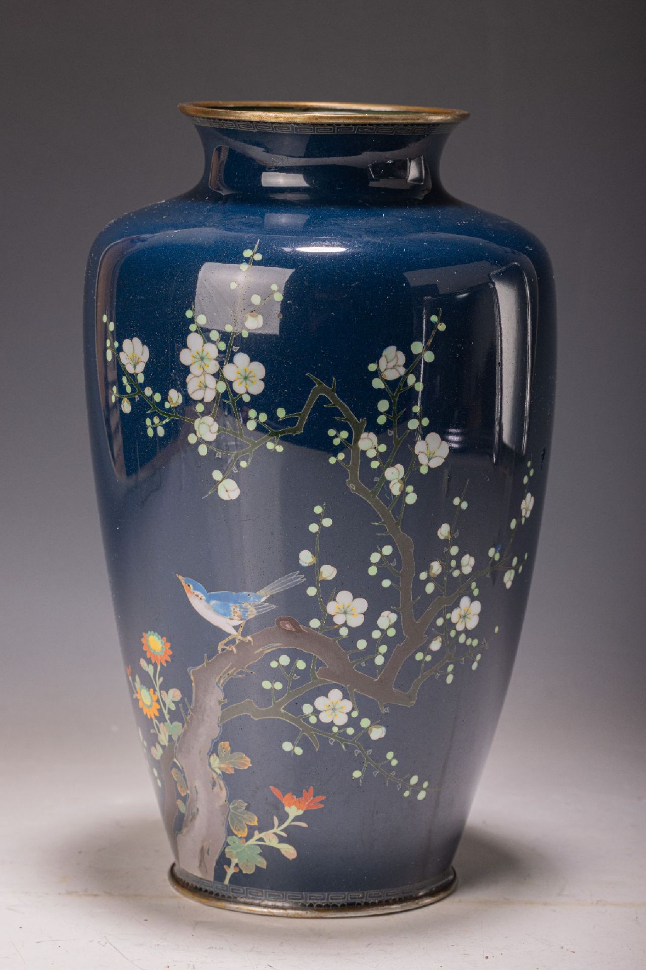 Cloisonné-Vase, Japan, Meiji-Zeit, nach 1881 ,