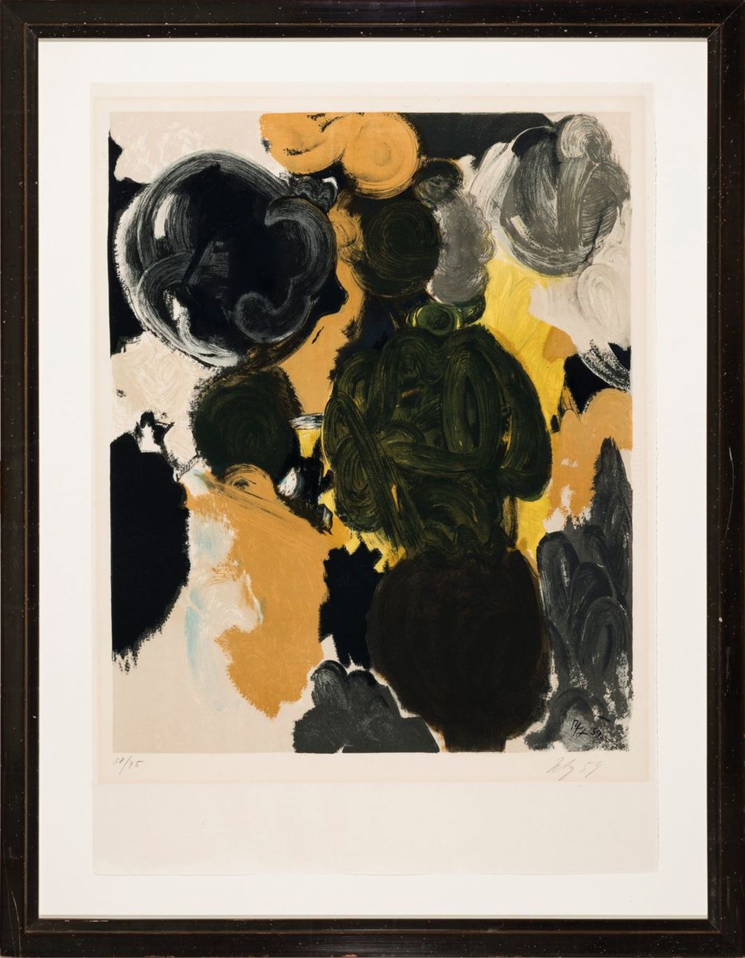 Ernst Wilhelm Nay, 1902 - 1968, Farblitho (NOR) 1959, - Image 3 of 3