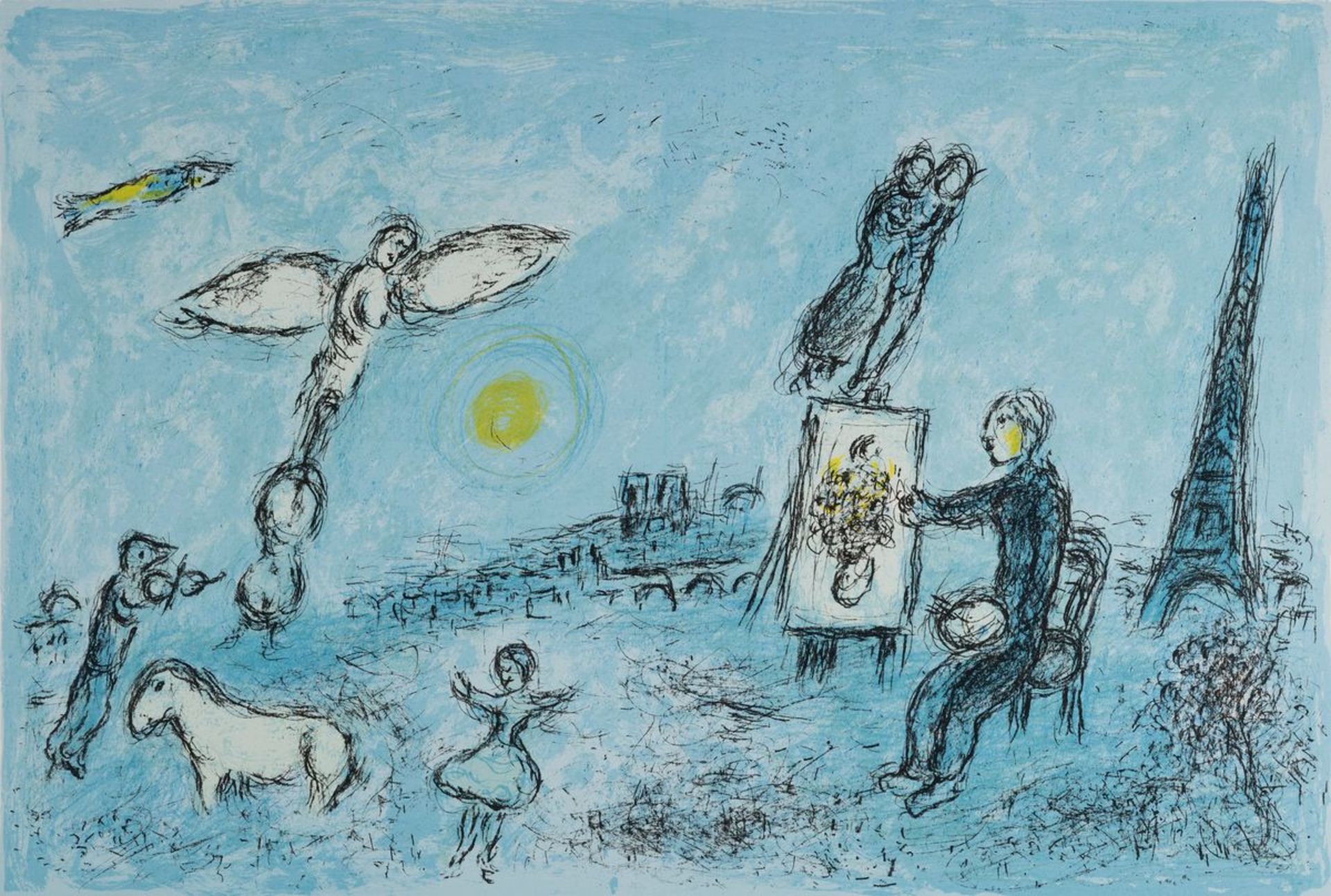 Marc Chagall (1887-1985): 5 Farblithographien u.a. aus - Bild 3 aus 5