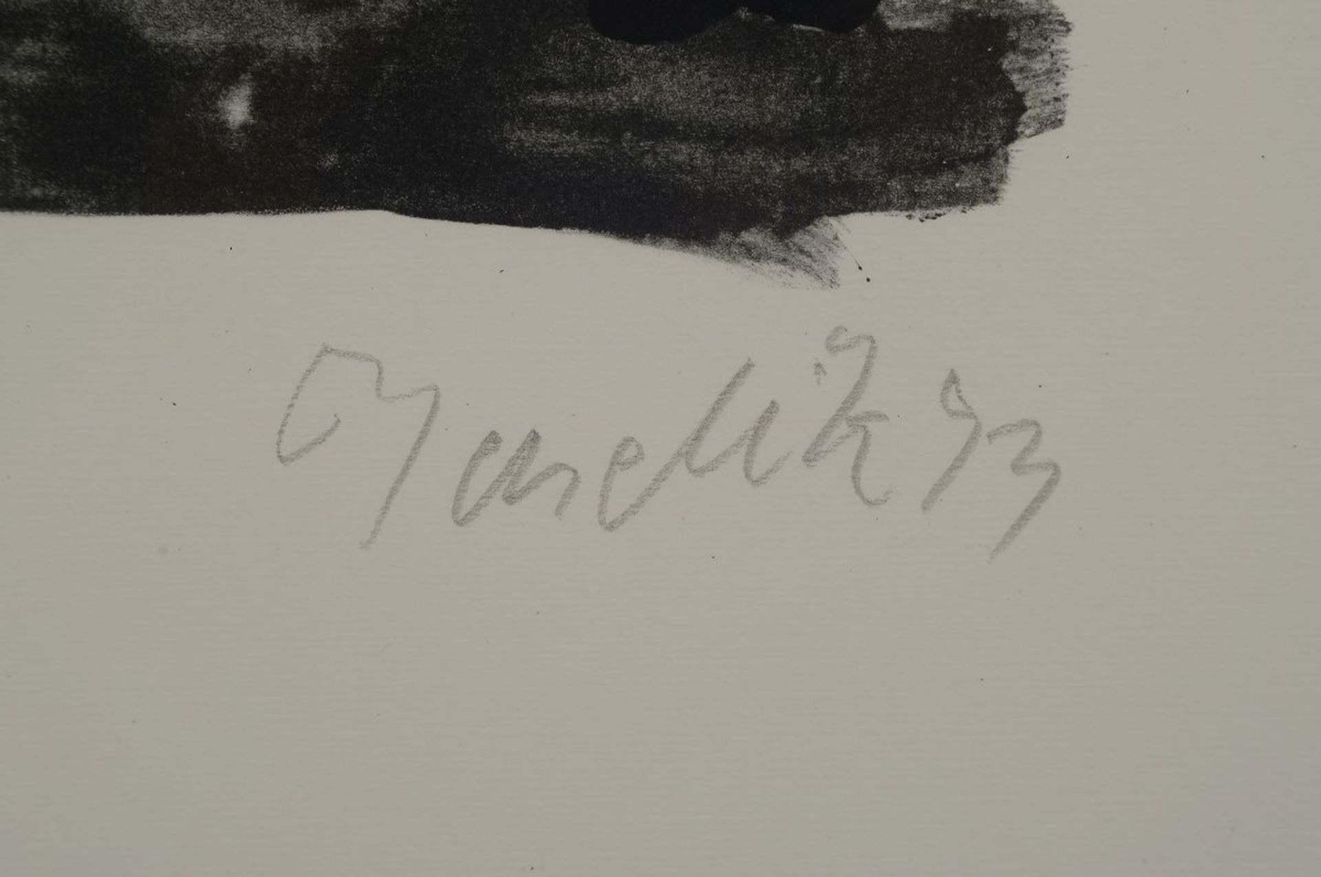 Georg Baselitz, geb. 1938,  Lithografie auf Velin, - Bild 2 aus 3