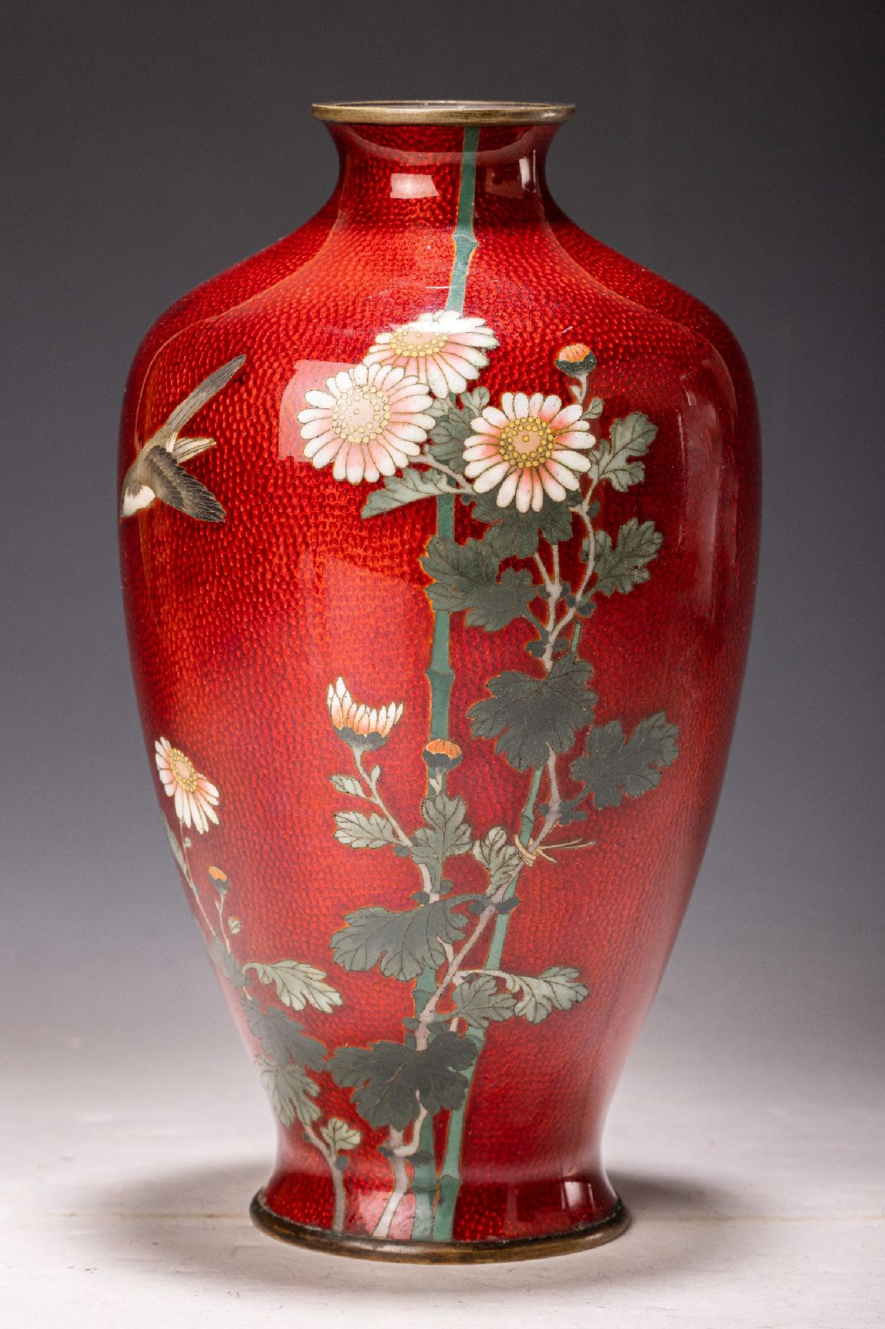 Cloisonné-Vase, Japan, Meiji-Zeit, nach 1895 ,
