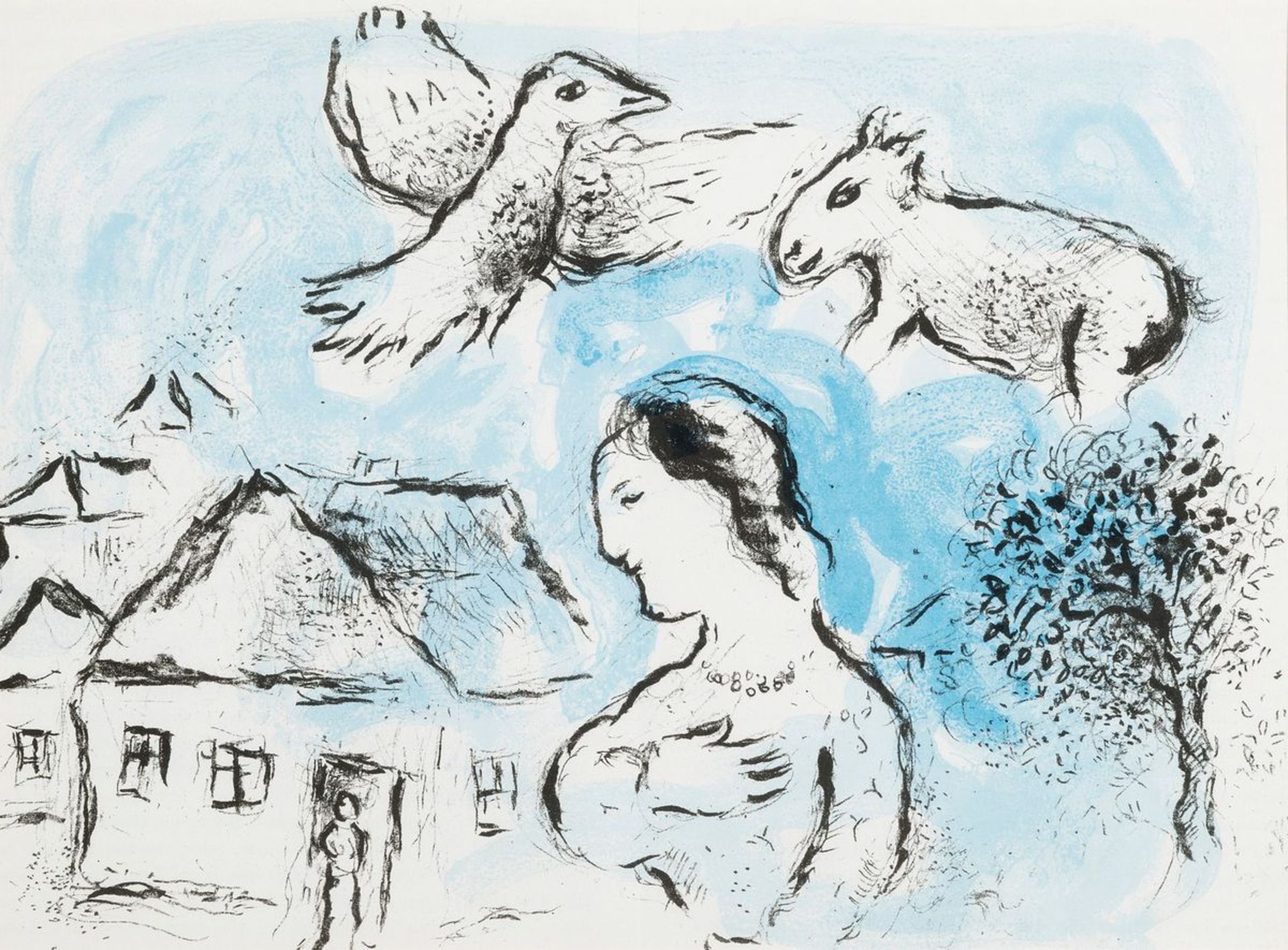 Marc Chagall (1887-1985): 5 Farblithographien u.a. aus - Image 2 of 5