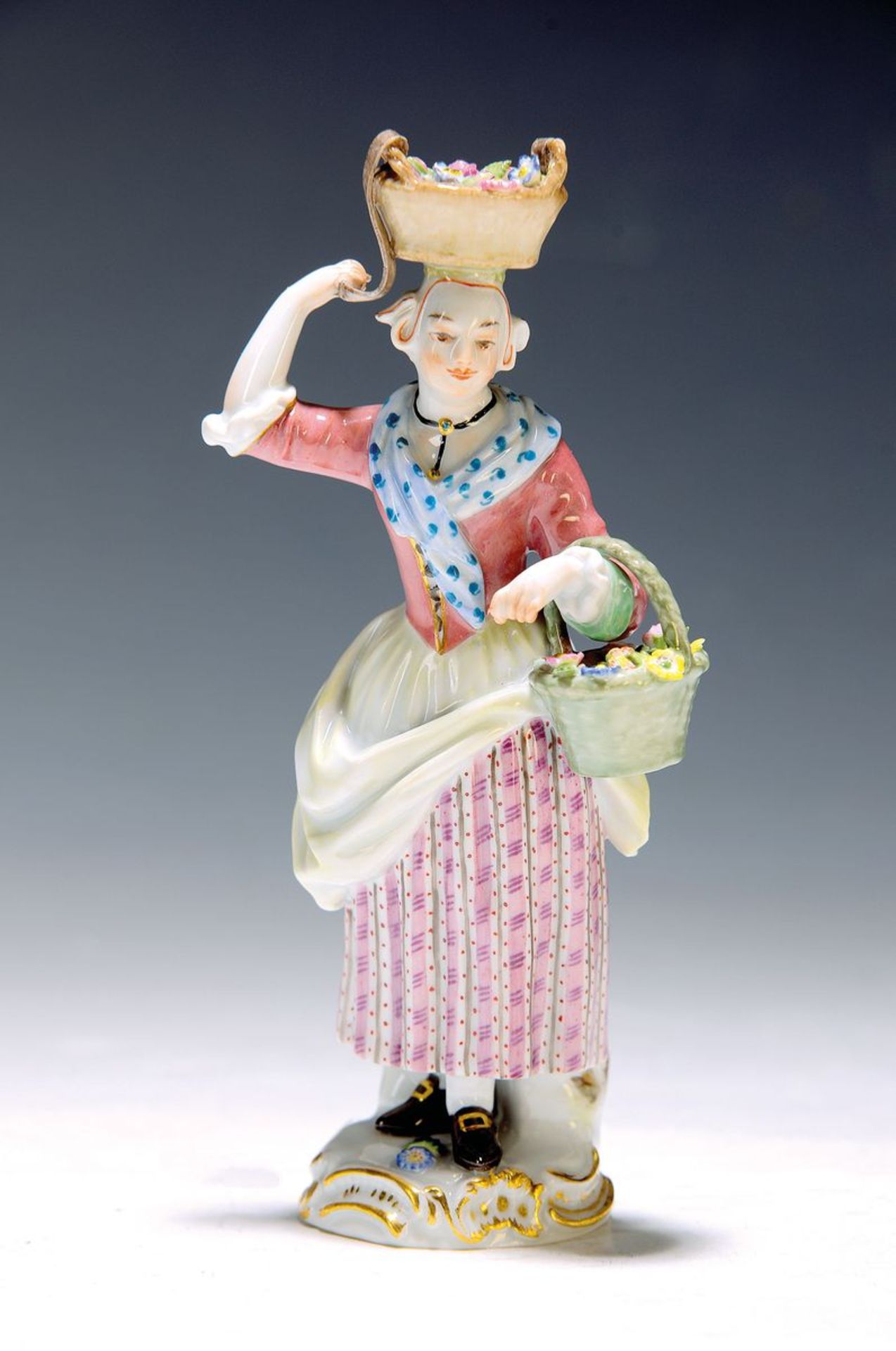 Porzellanfigur, Meissen, 20. Jh.,  Entwurf J.J. Kaendler,