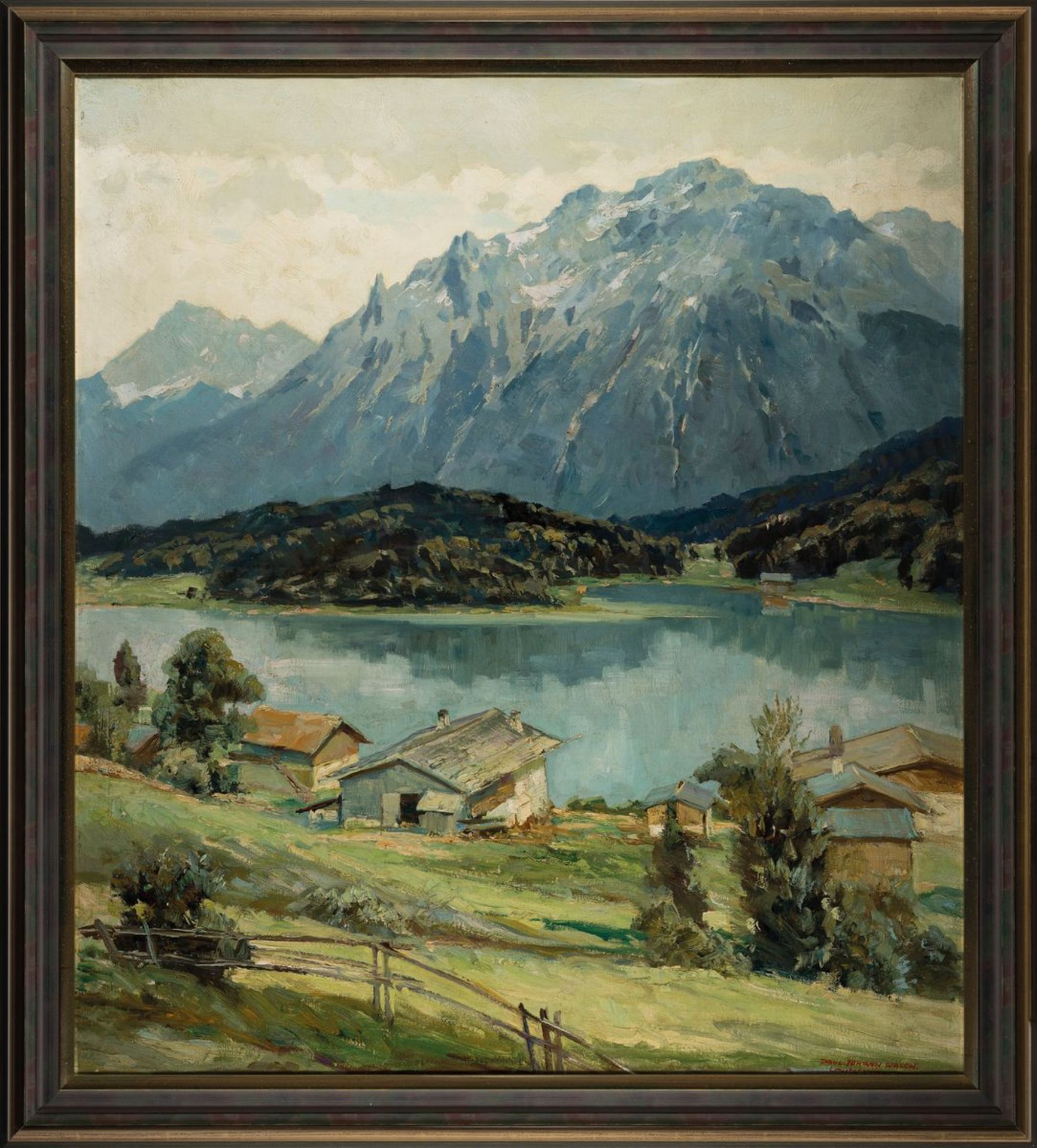 Paul Johann Walch, 1881-1958,  Landschaft im Gebirge, - Bild 3 aus 3