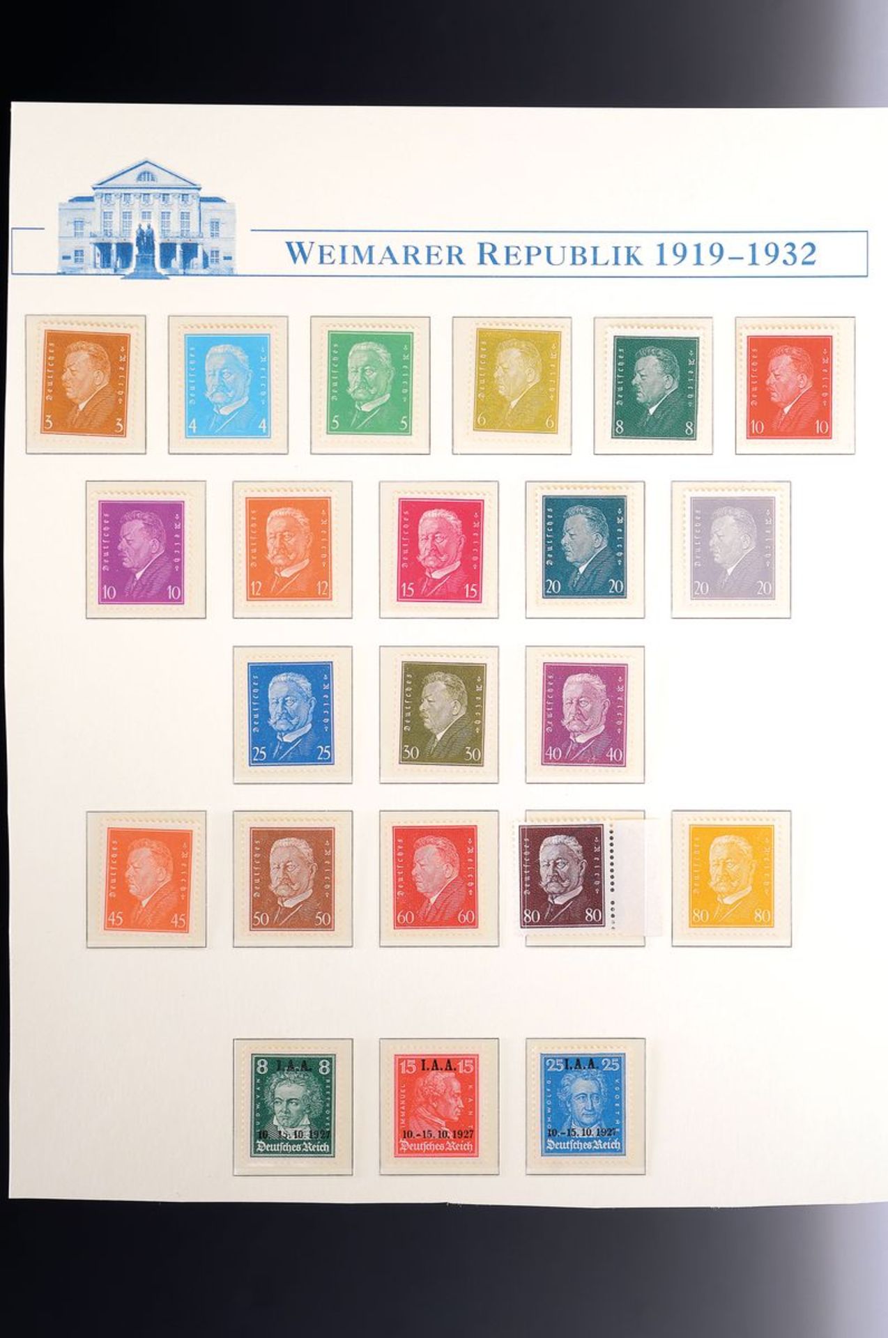 Deutsches Reich, postfrisch, Michel 410 - 422,