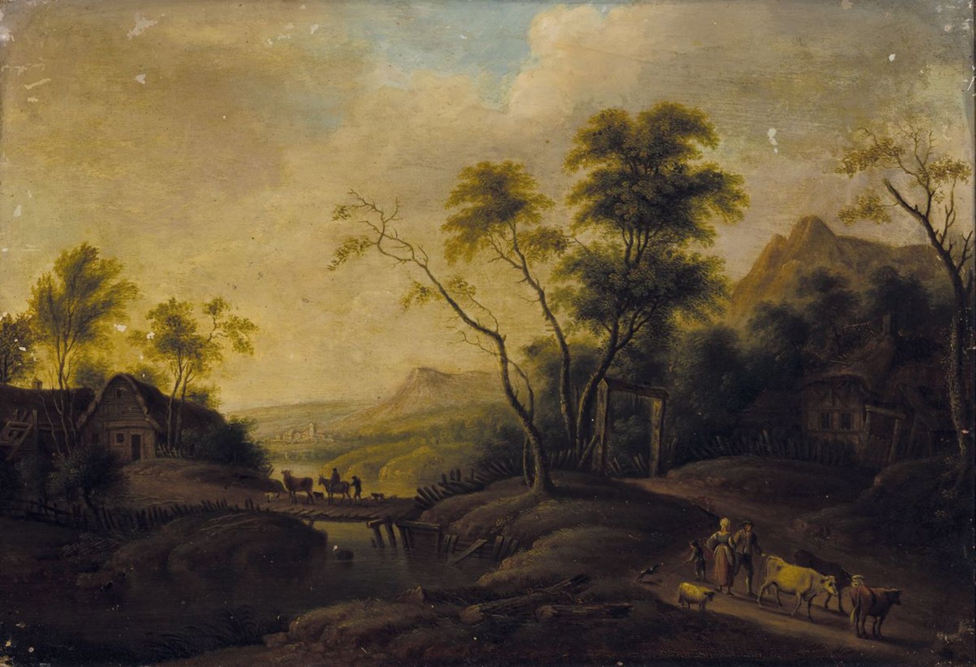 Süddeutscher Landschaftsmaler, um 1770, hügelige