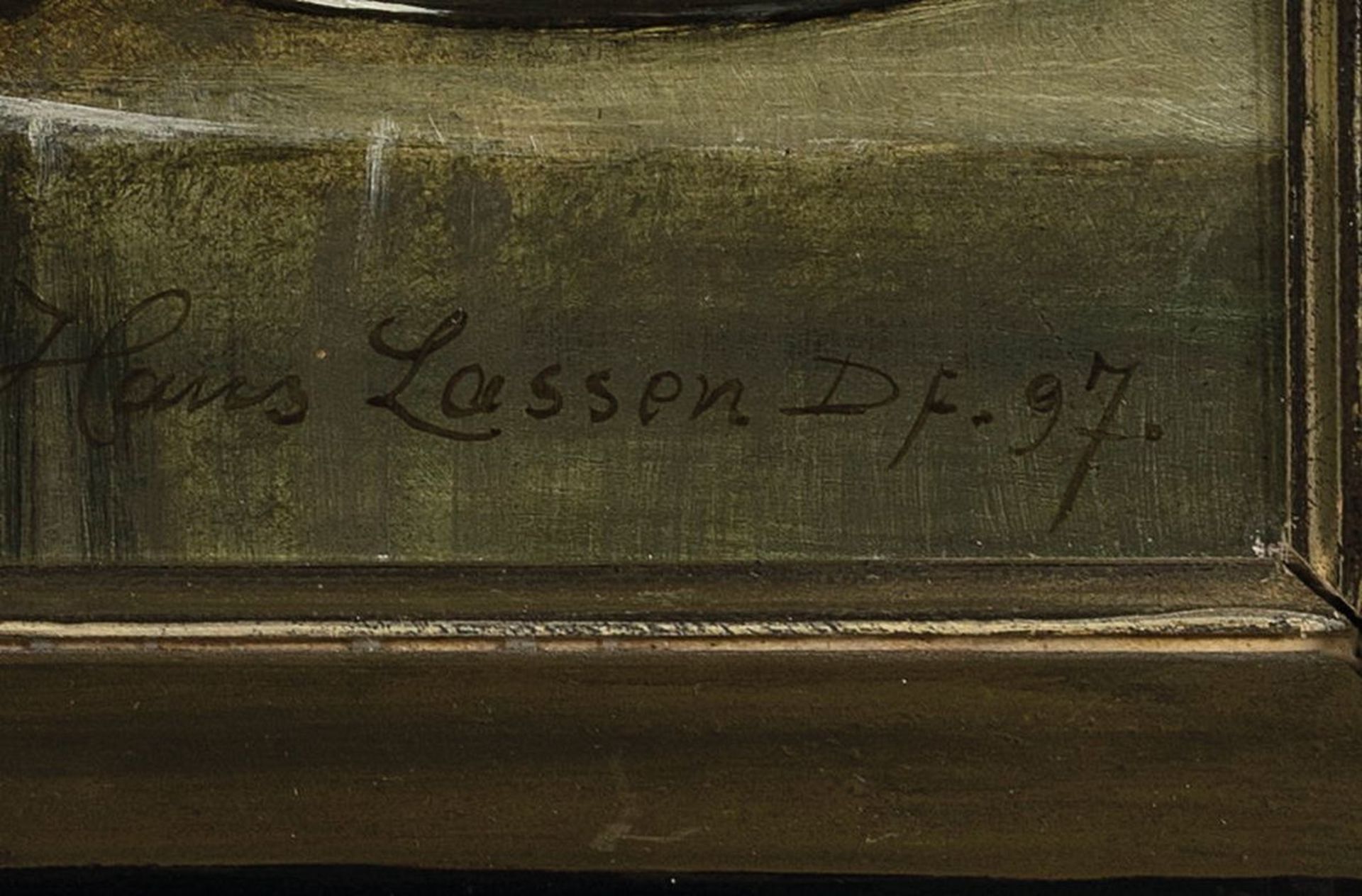 Hans August Lassen, 1857 Hadersleben-1938 Ratingen, - Bild 2 aus 3